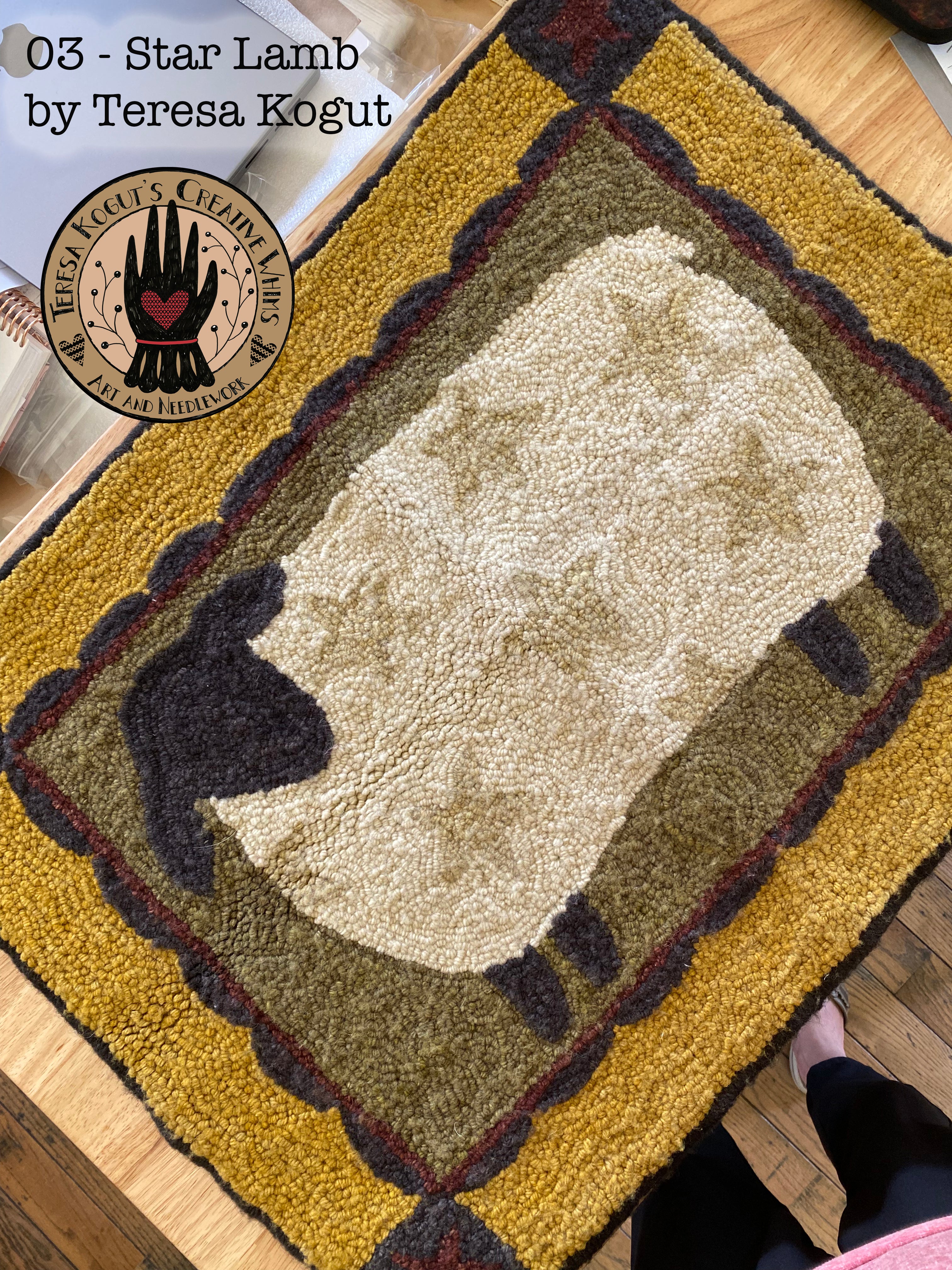 03 Star Lamb Rug Pattern – Creative Whims by Teresa Kogut