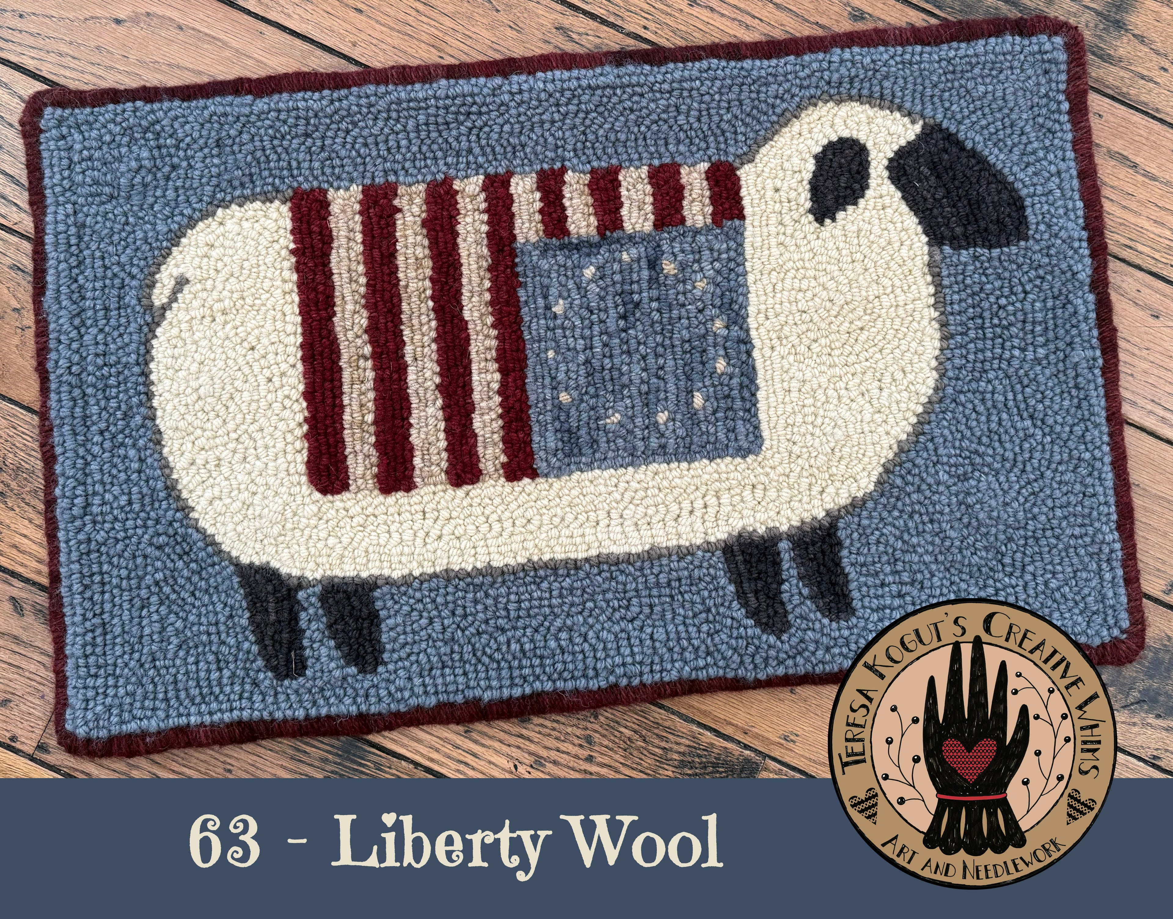 63 Liberty Wool Rug Pattern