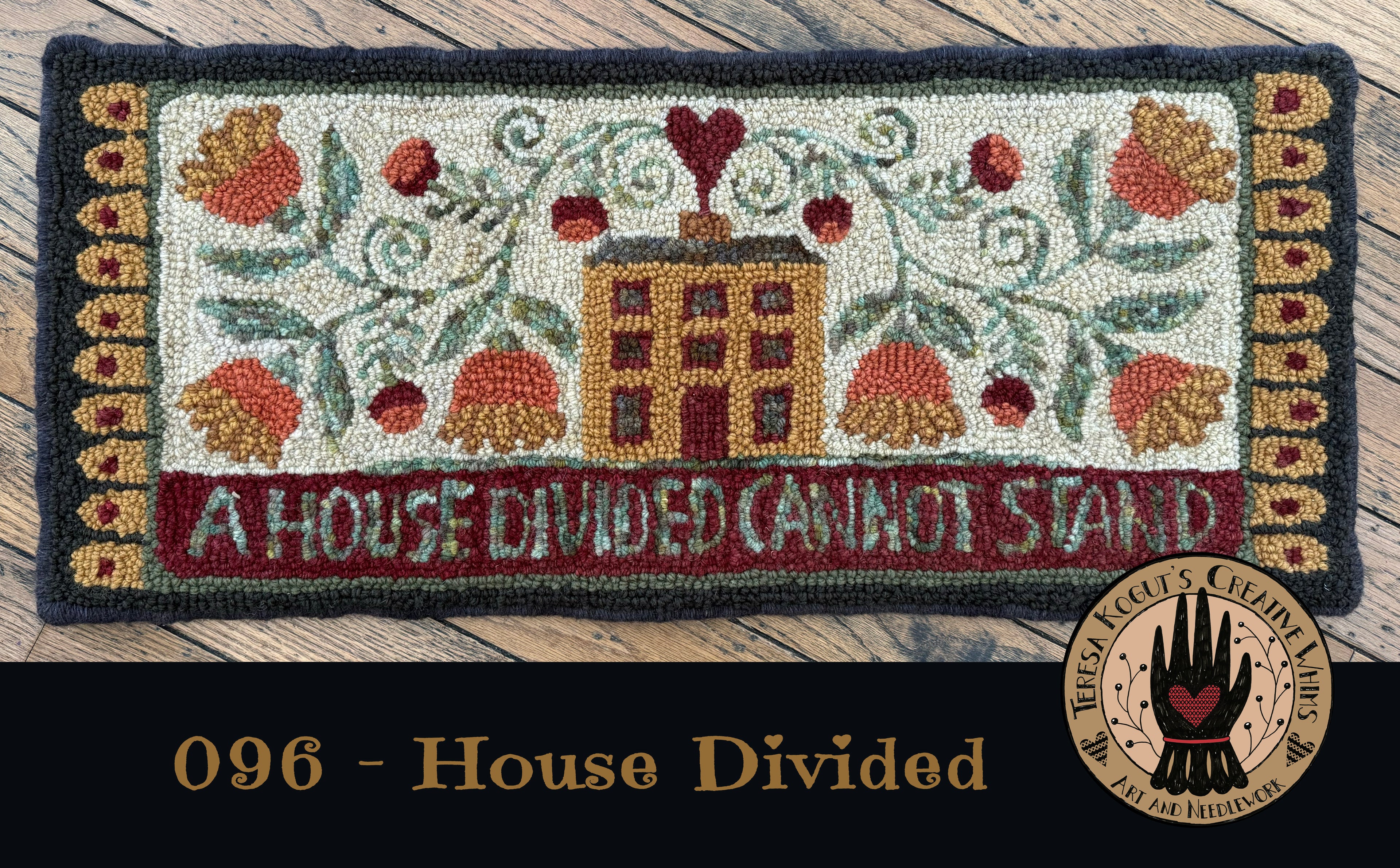 96 House Divided Rug Pattern