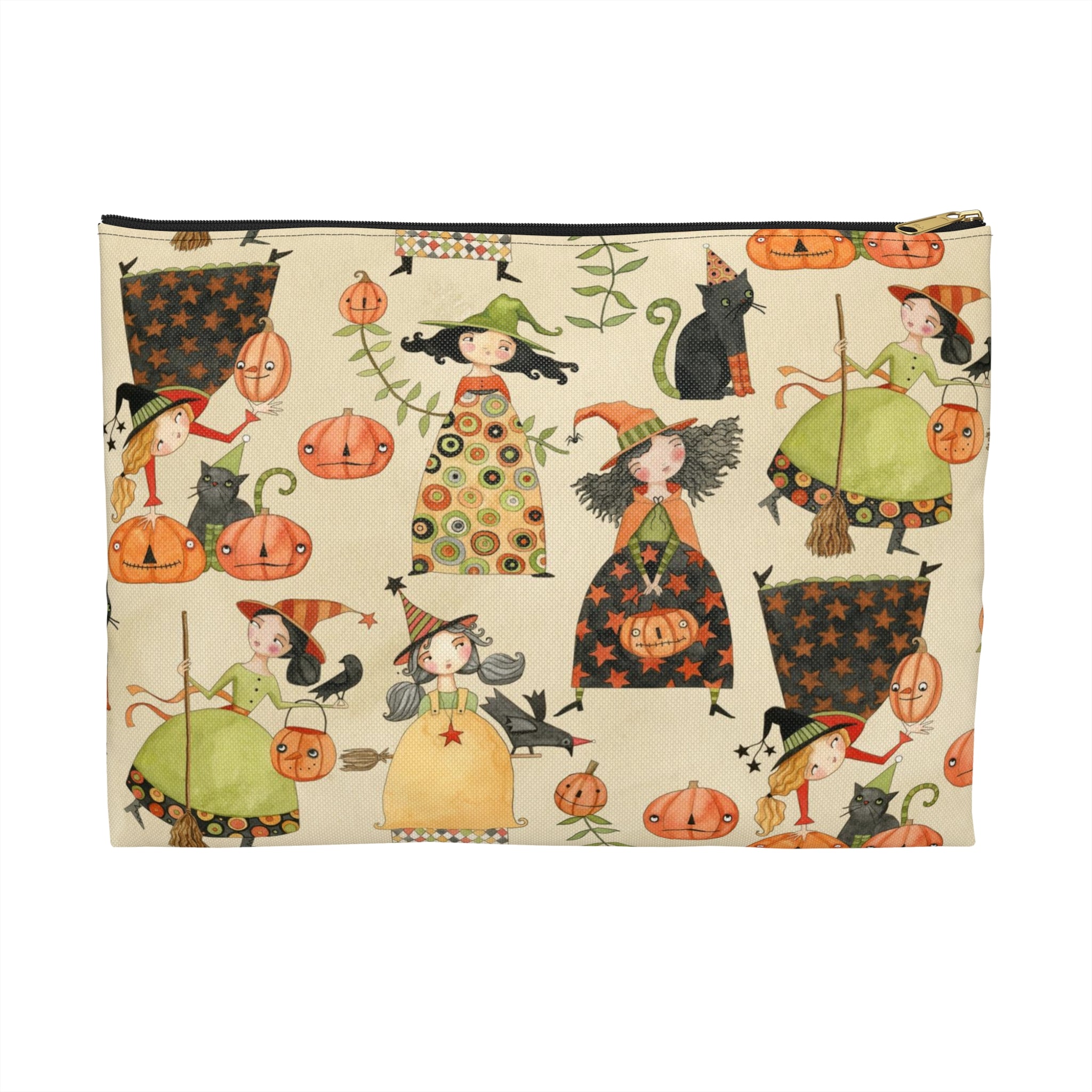 Halloween Whimsy Witches Accessory Pouch