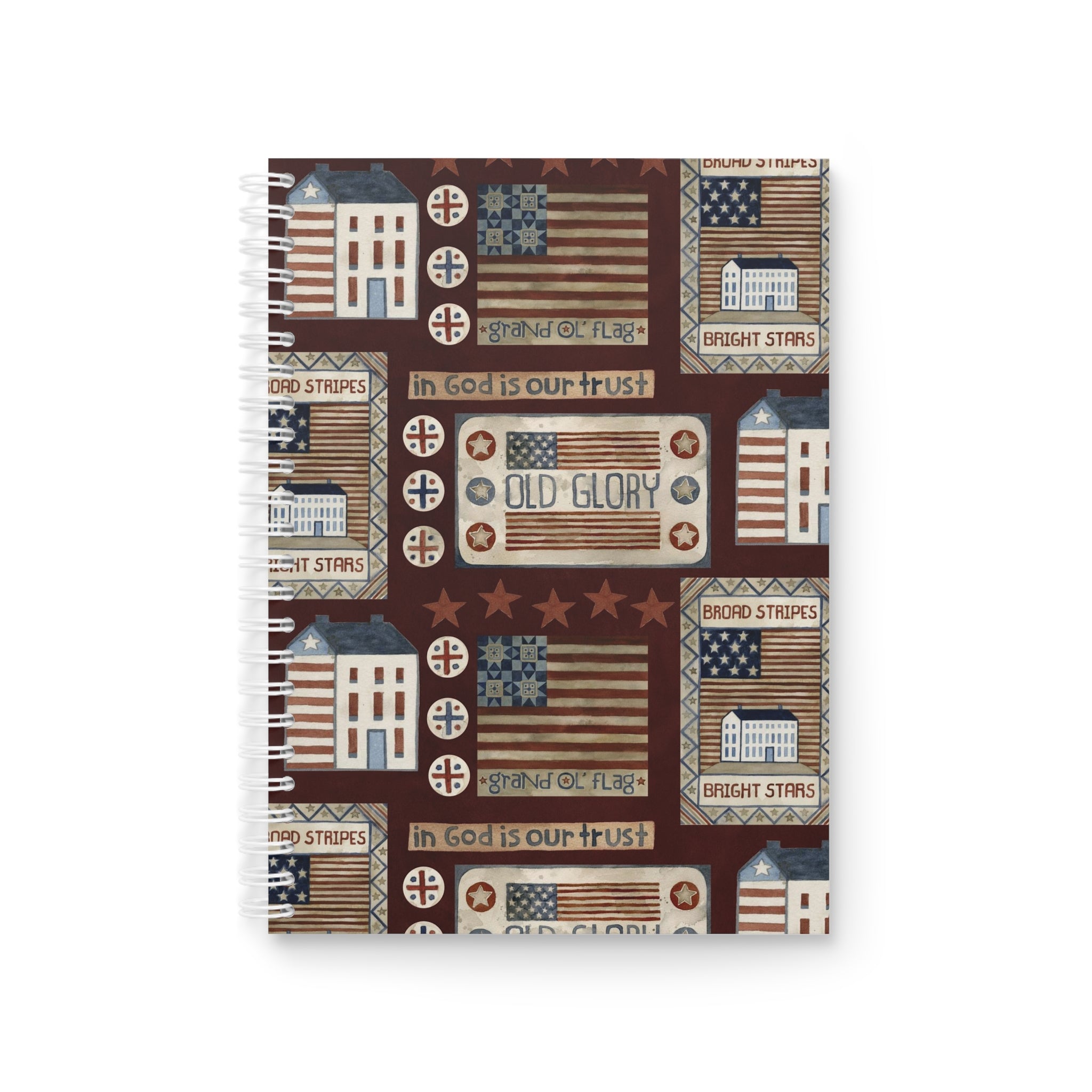 Bright Stars Spiral Notebook