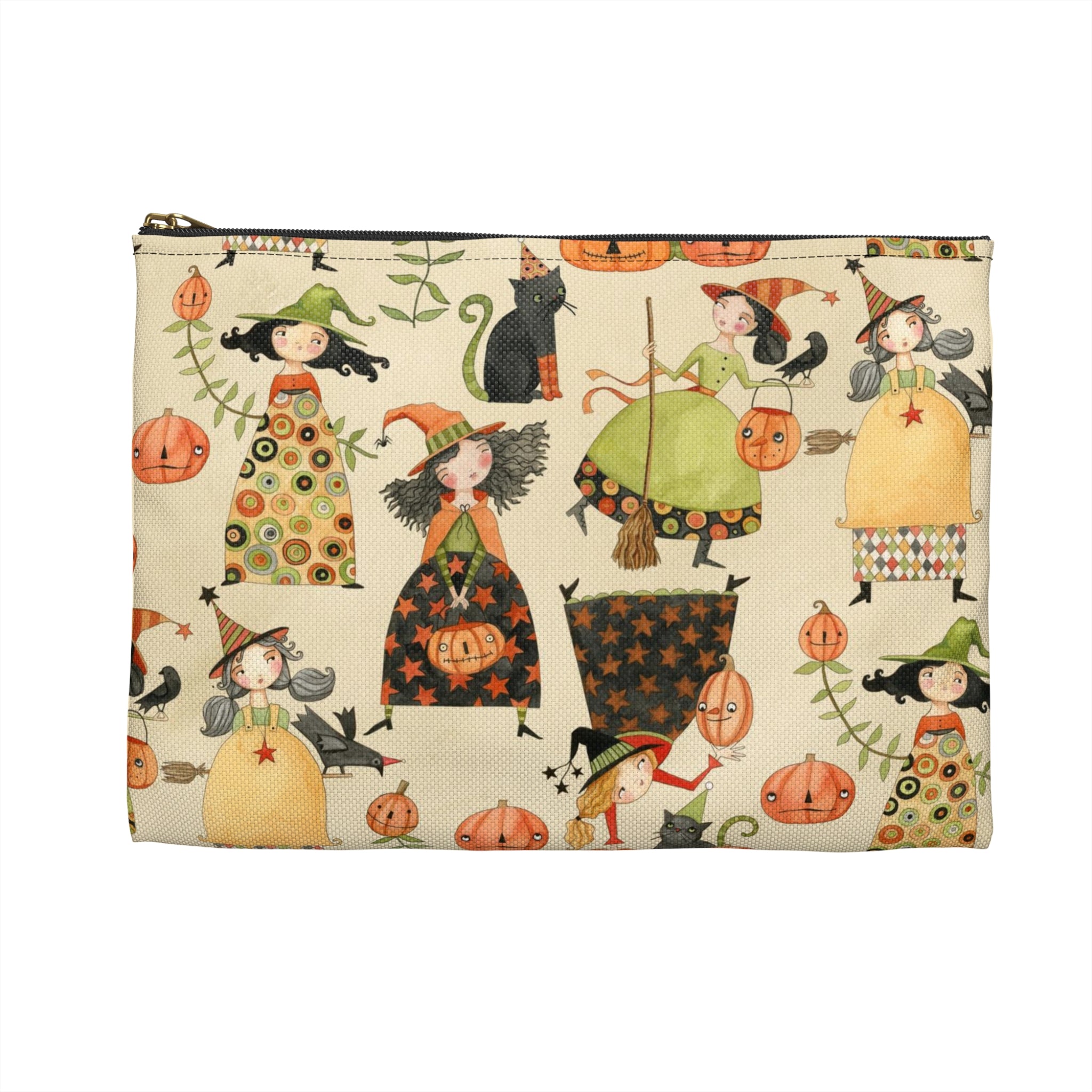 Halloween Whimsy Witches Accessory Pouch