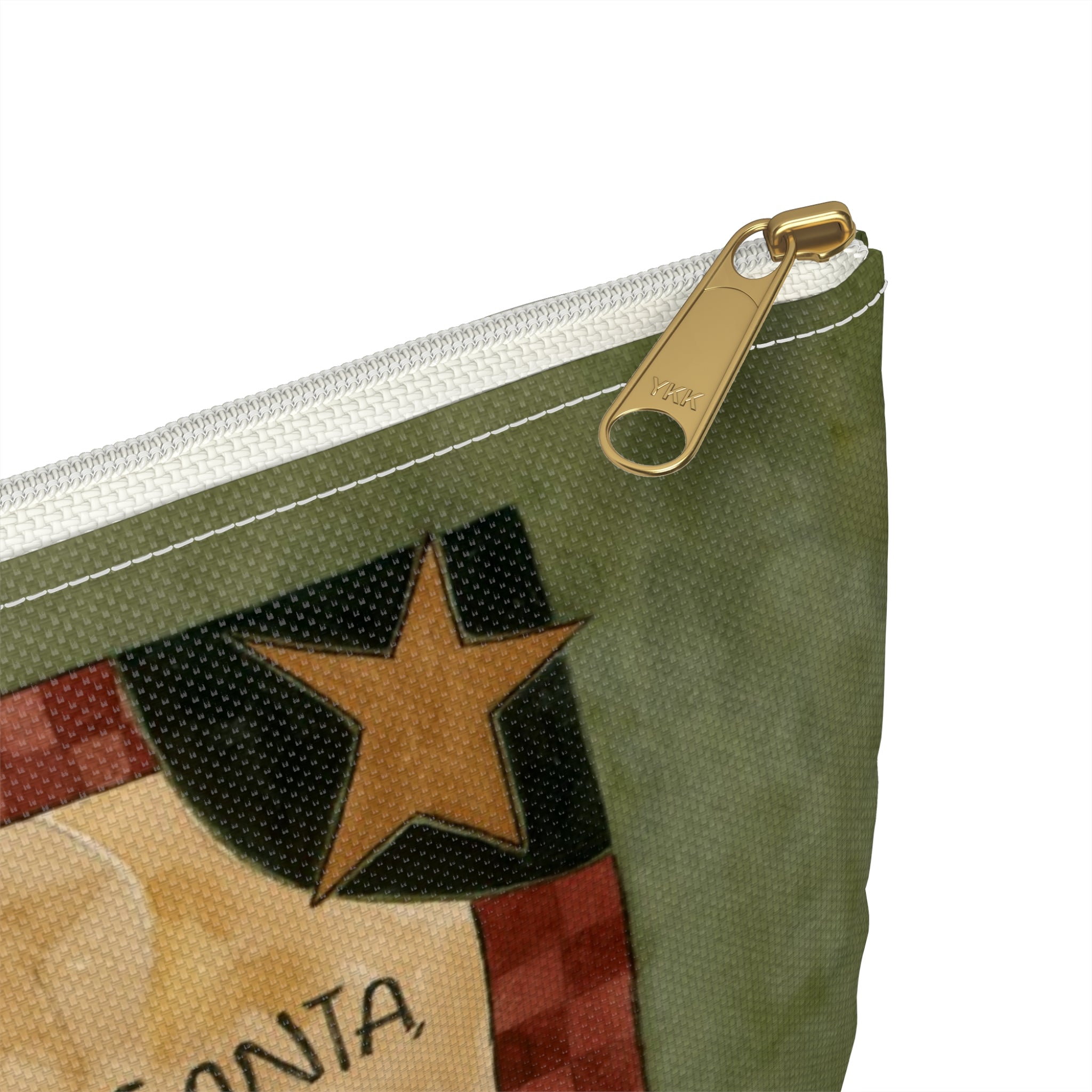 Jolly Round Santa Accessory Pouch