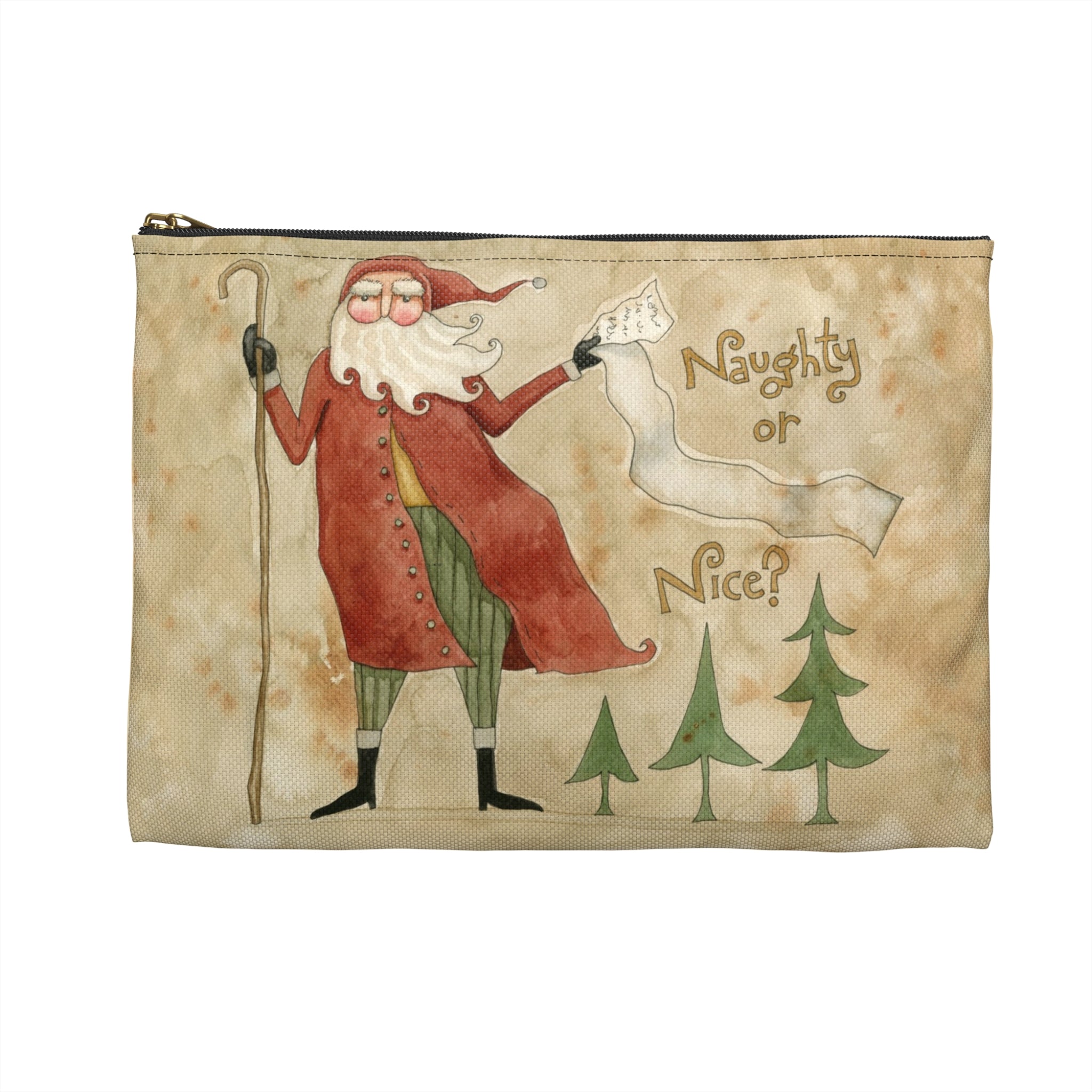 Naughty or Nice Accessory Pouch