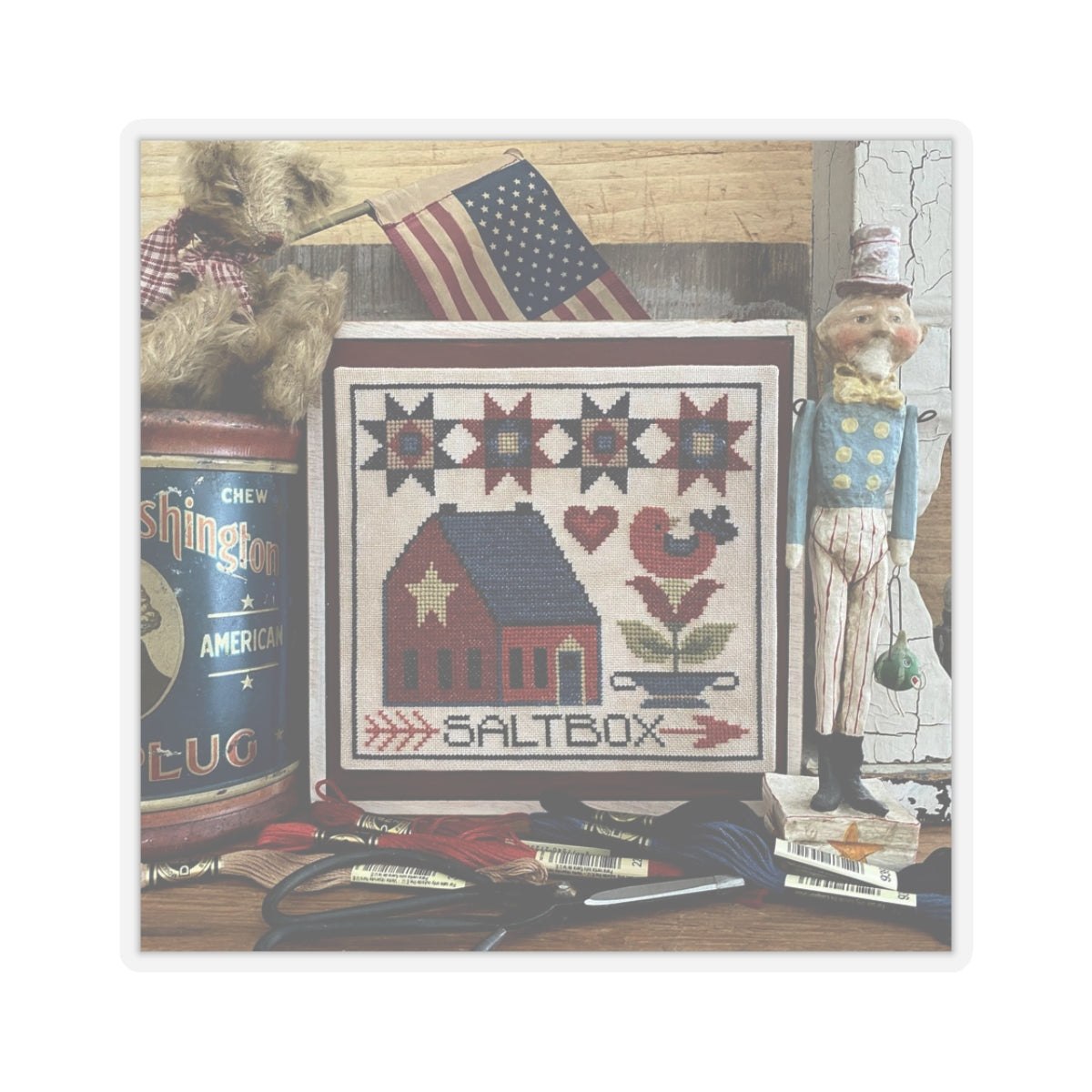 Saltbox Kiss-Cut Stickers