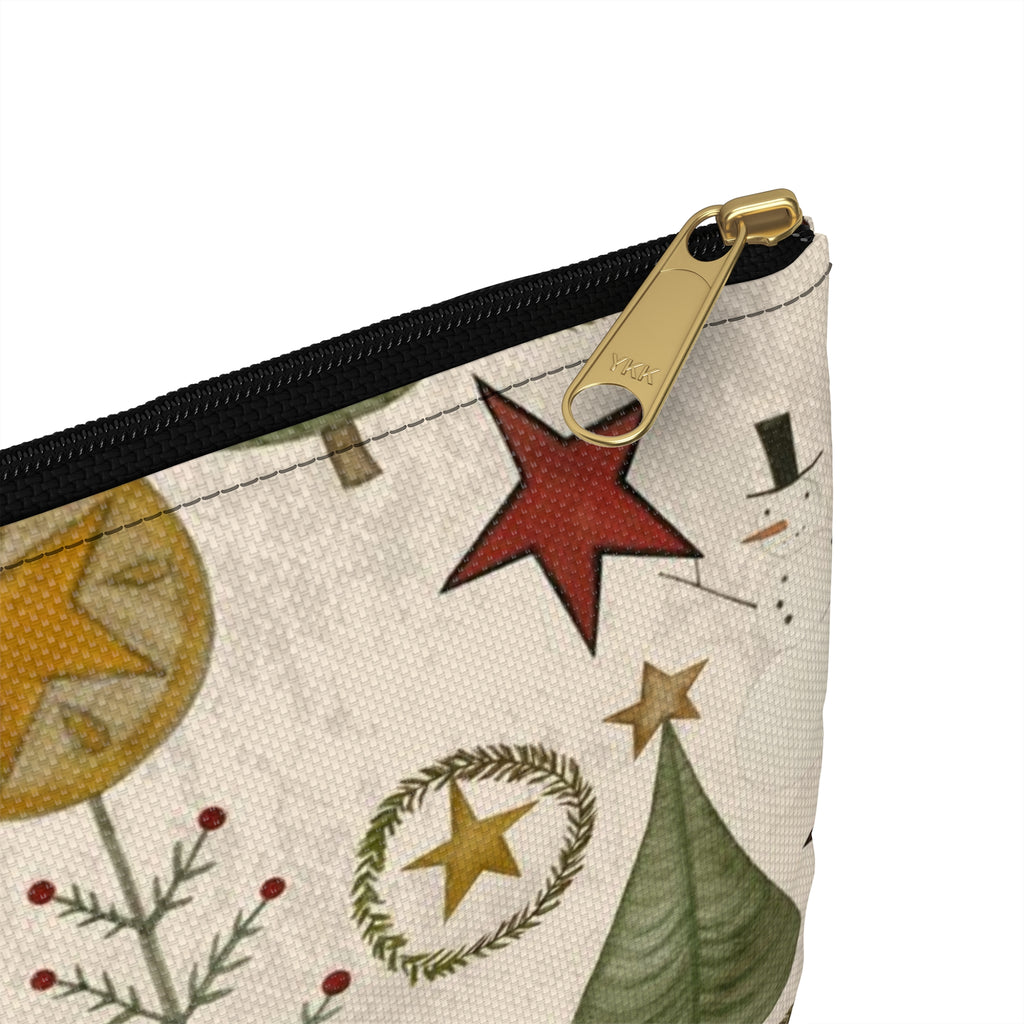 Jacks and Trees beige Accessory Pouch