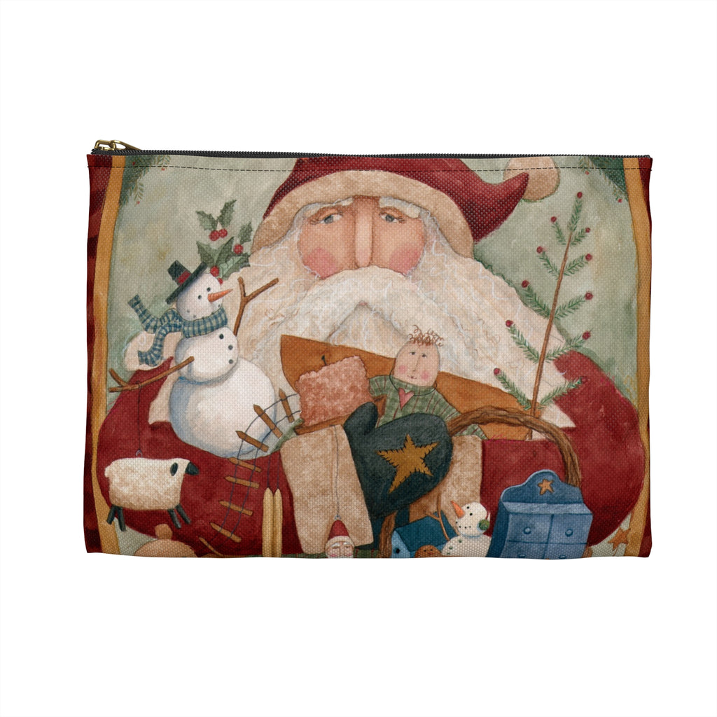 Christmas Primitives Accessory Pouch
