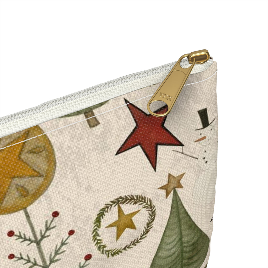 Jacks and Trees beige Accessory Pouch