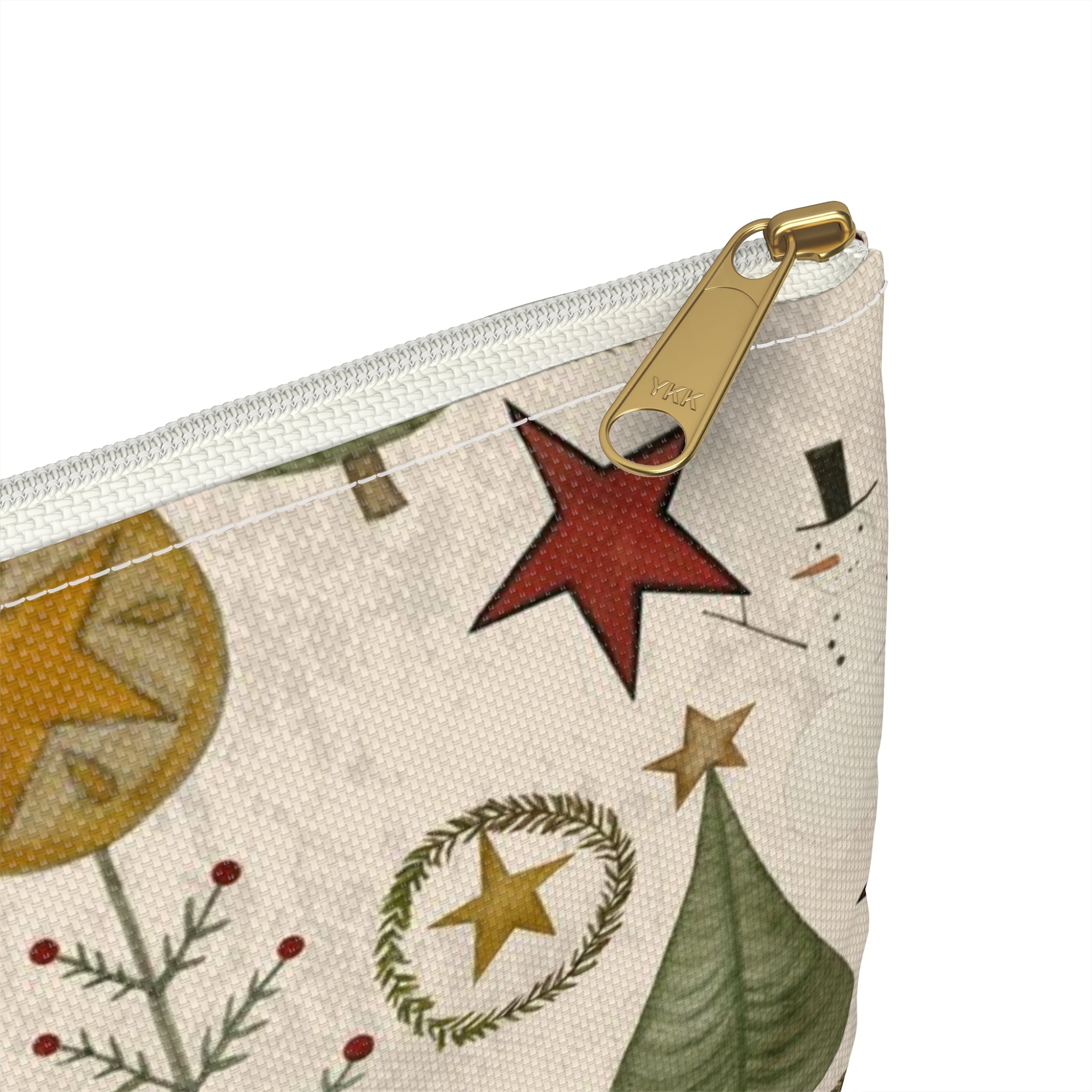 Jacks and Trees beige Accessory Pouch