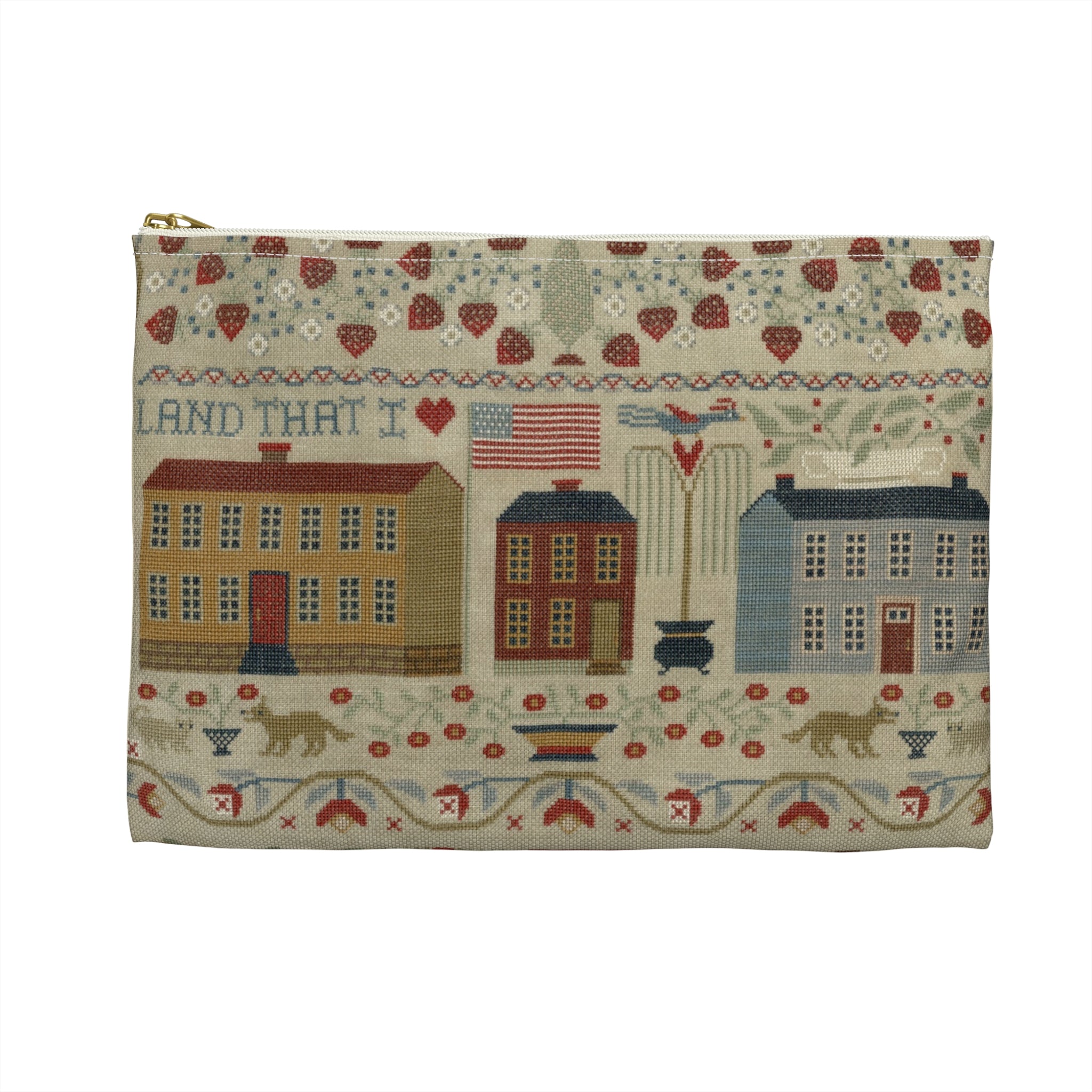 Land That I Love Sampler Accessory Pouch