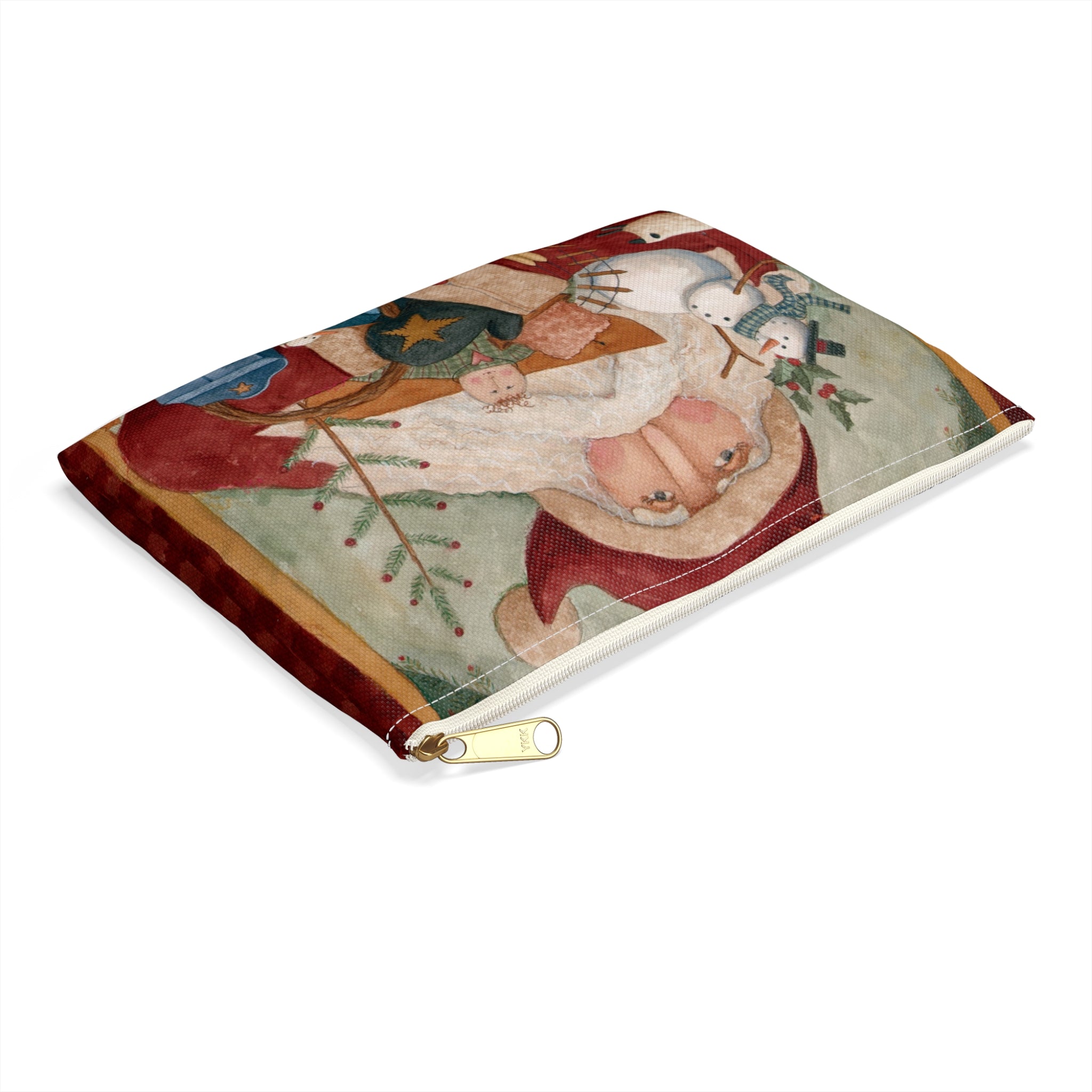 Christmas Primitives Accessory Pouch