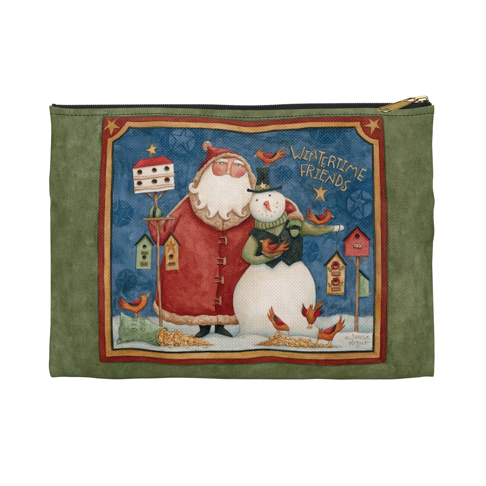 Wintertime Friends Accessory Pouch