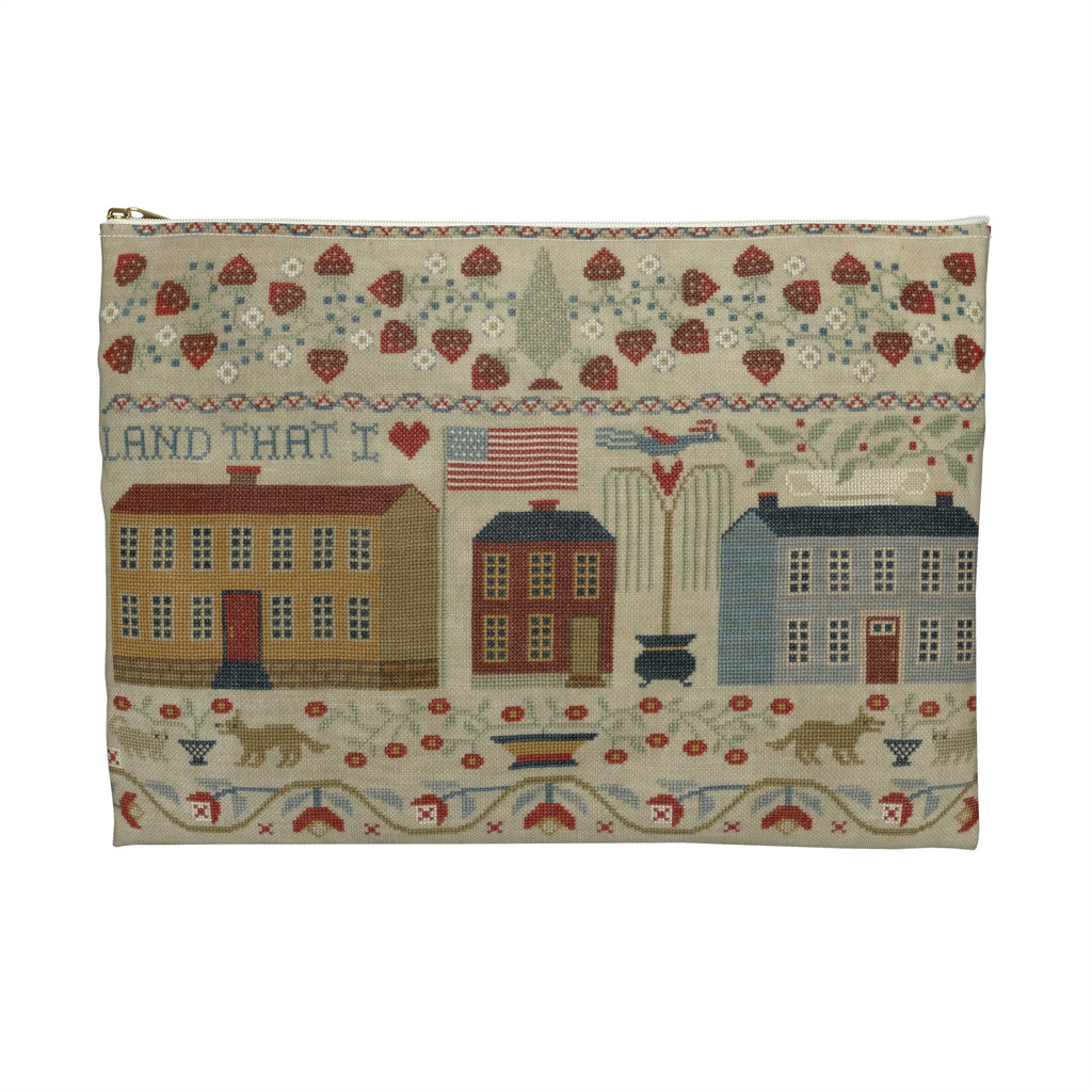 Land That I Love Sampler Accessory Pouch
