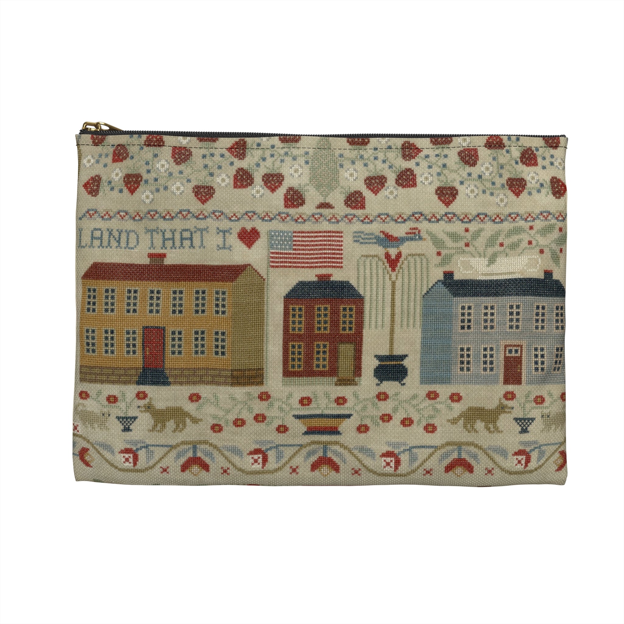 Land That I Love Sampler Accessory Pouch