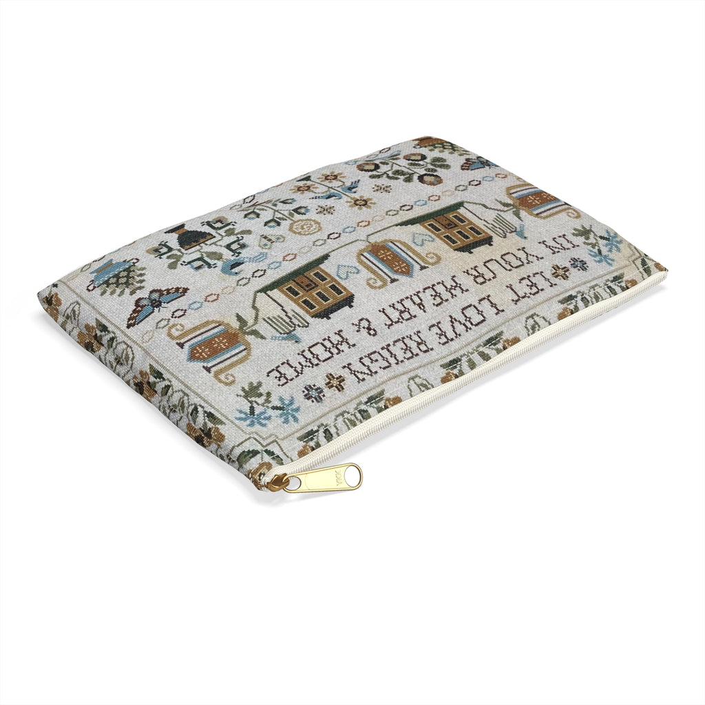 Let Love Reign Sampler Accessory Pouch