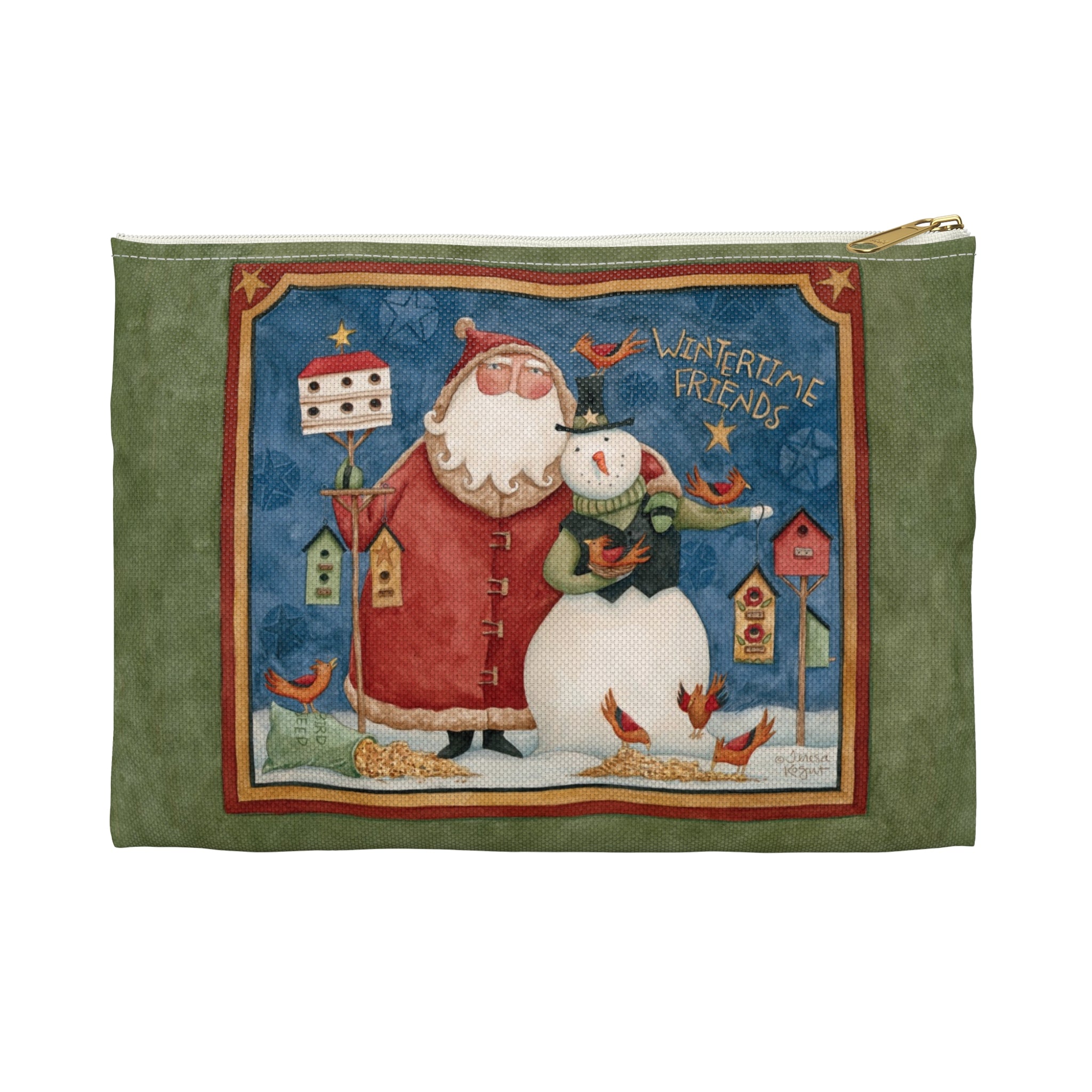 Wintertime Friends Accessory Pouch