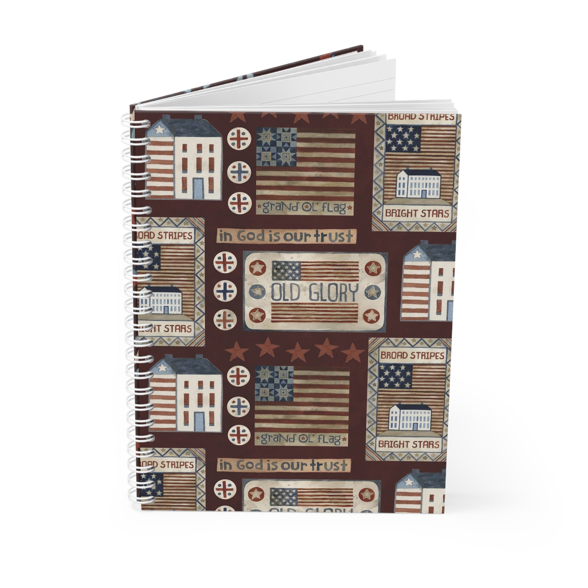 Bright Stars Spiral Notebook