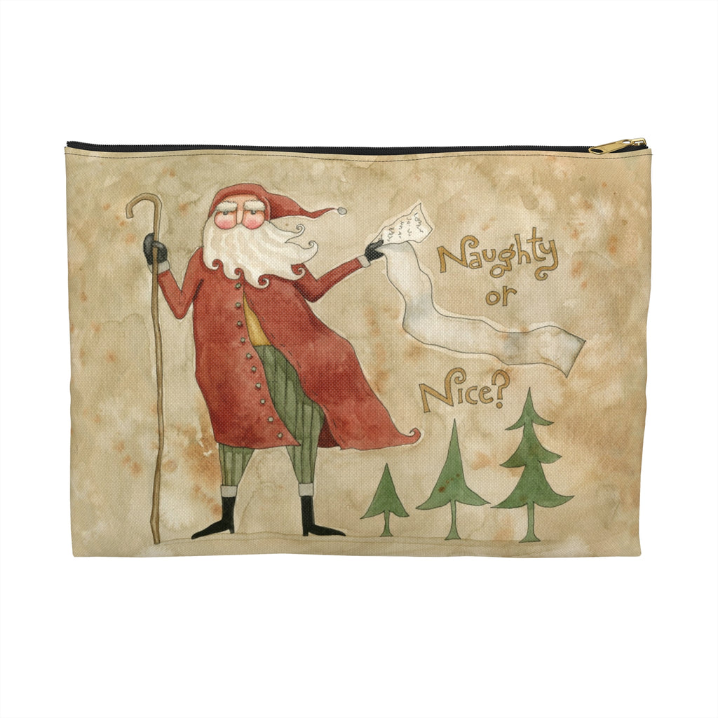 Naughty or Nice Accessory Pouch