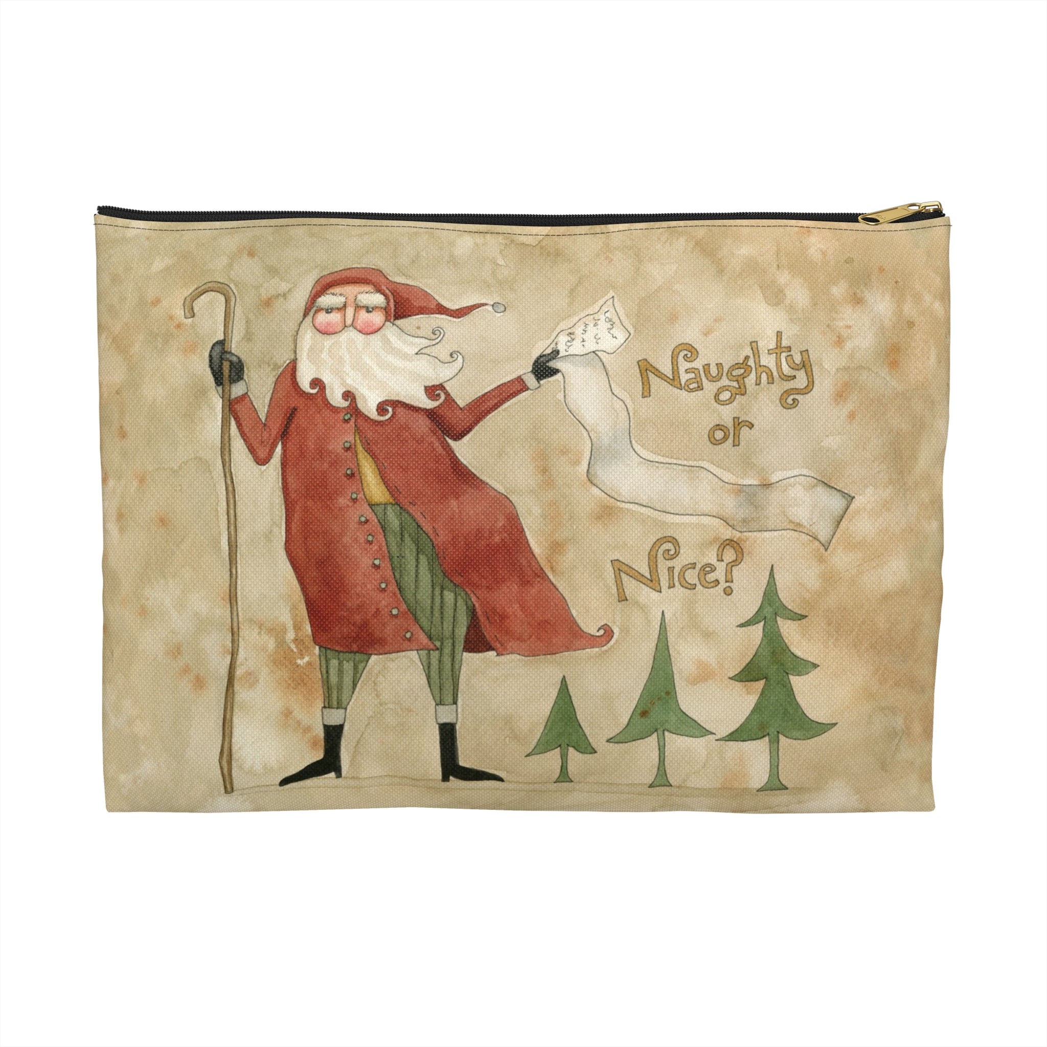 Naughty or Nice Accessory Pouch
