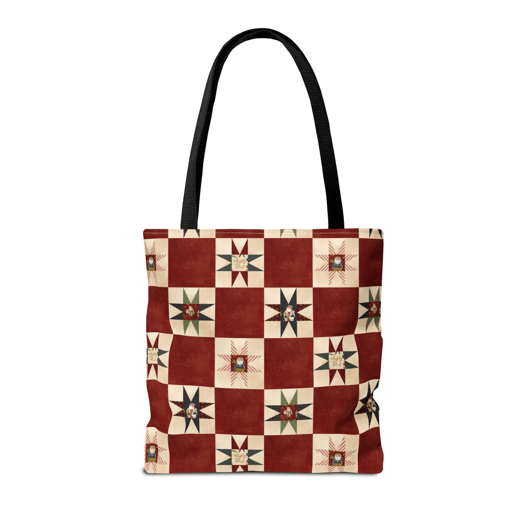 Naughty or Nice Quilt Block Tote