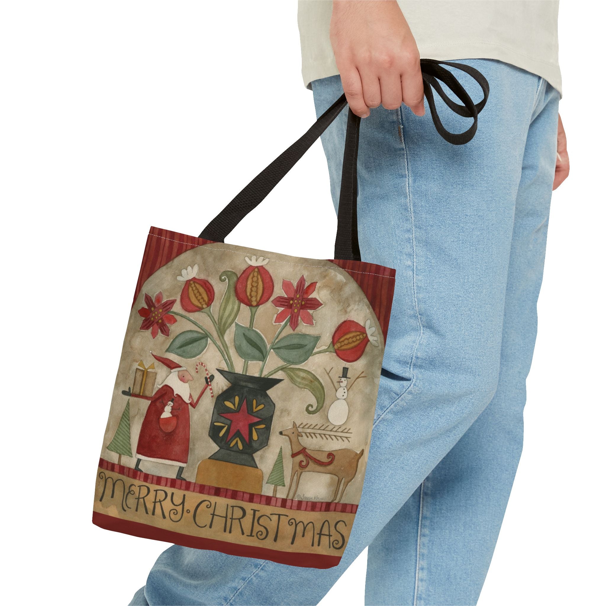 Santa's Big Bouquet Tote