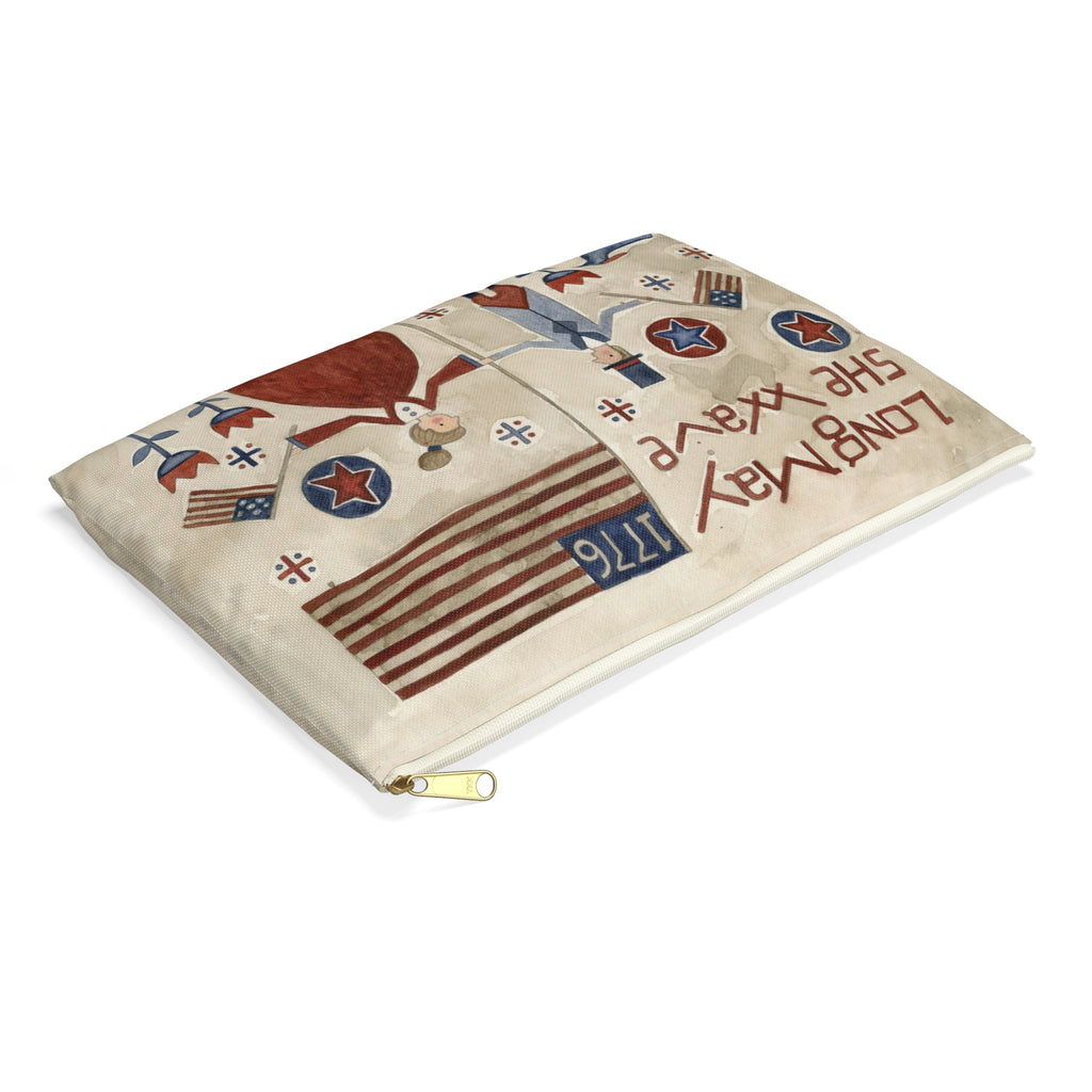 Long May She Wave Accessory Pouch