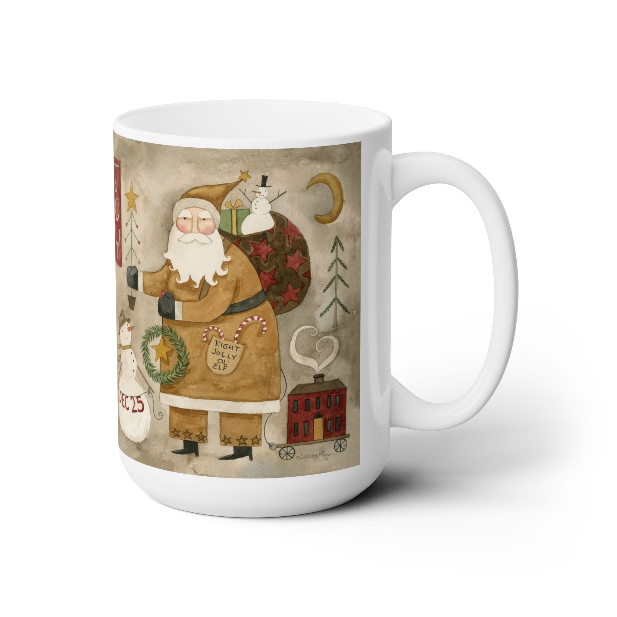 Right Jolly Ol' Elf Mug