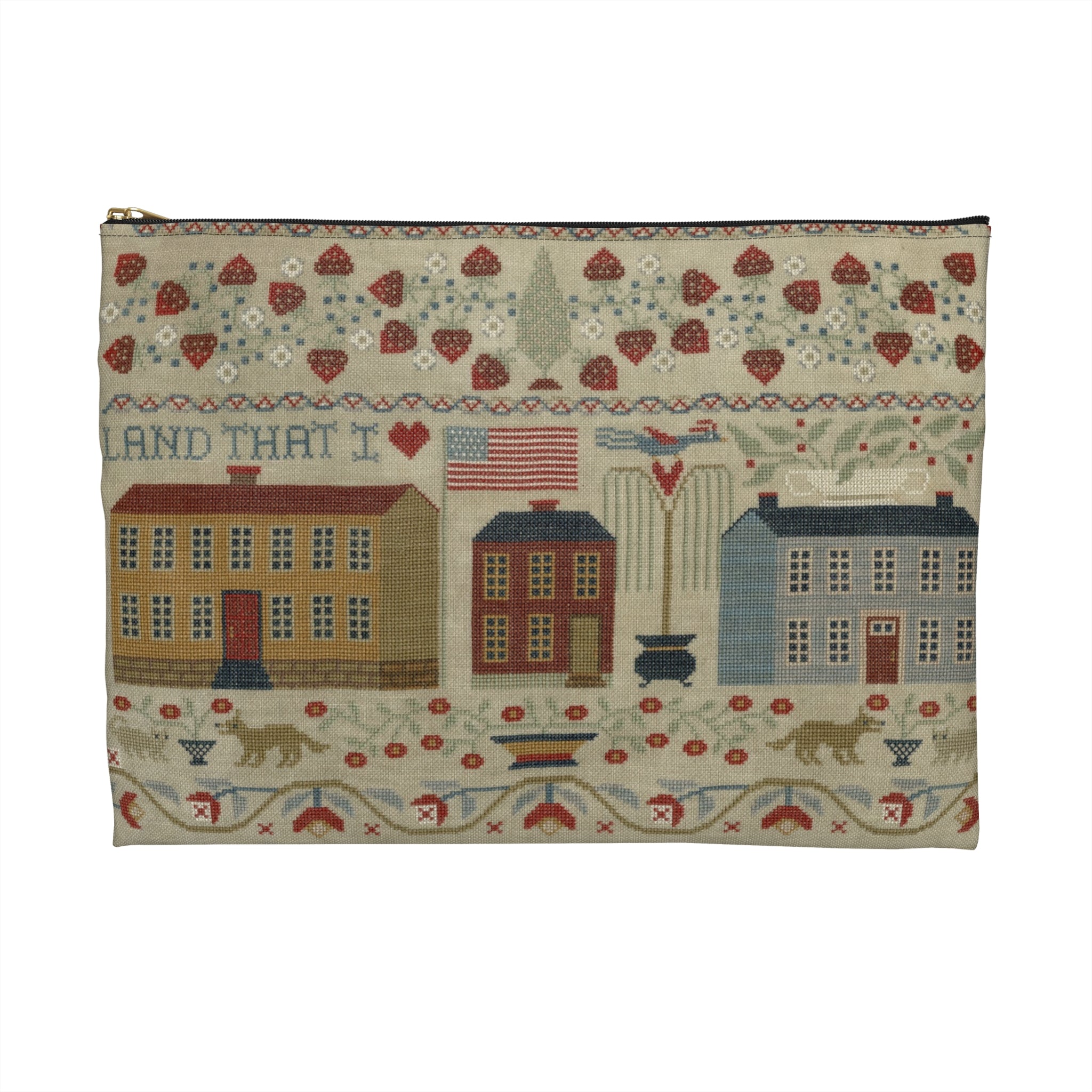 Land That I Love Sampler Accessory Pouch