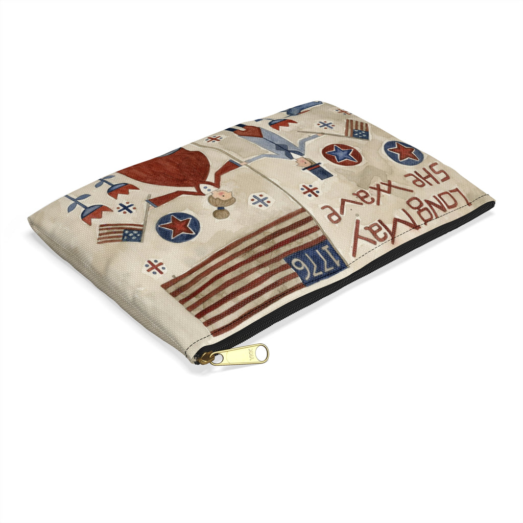 Long May She Wave Accessory Pouch