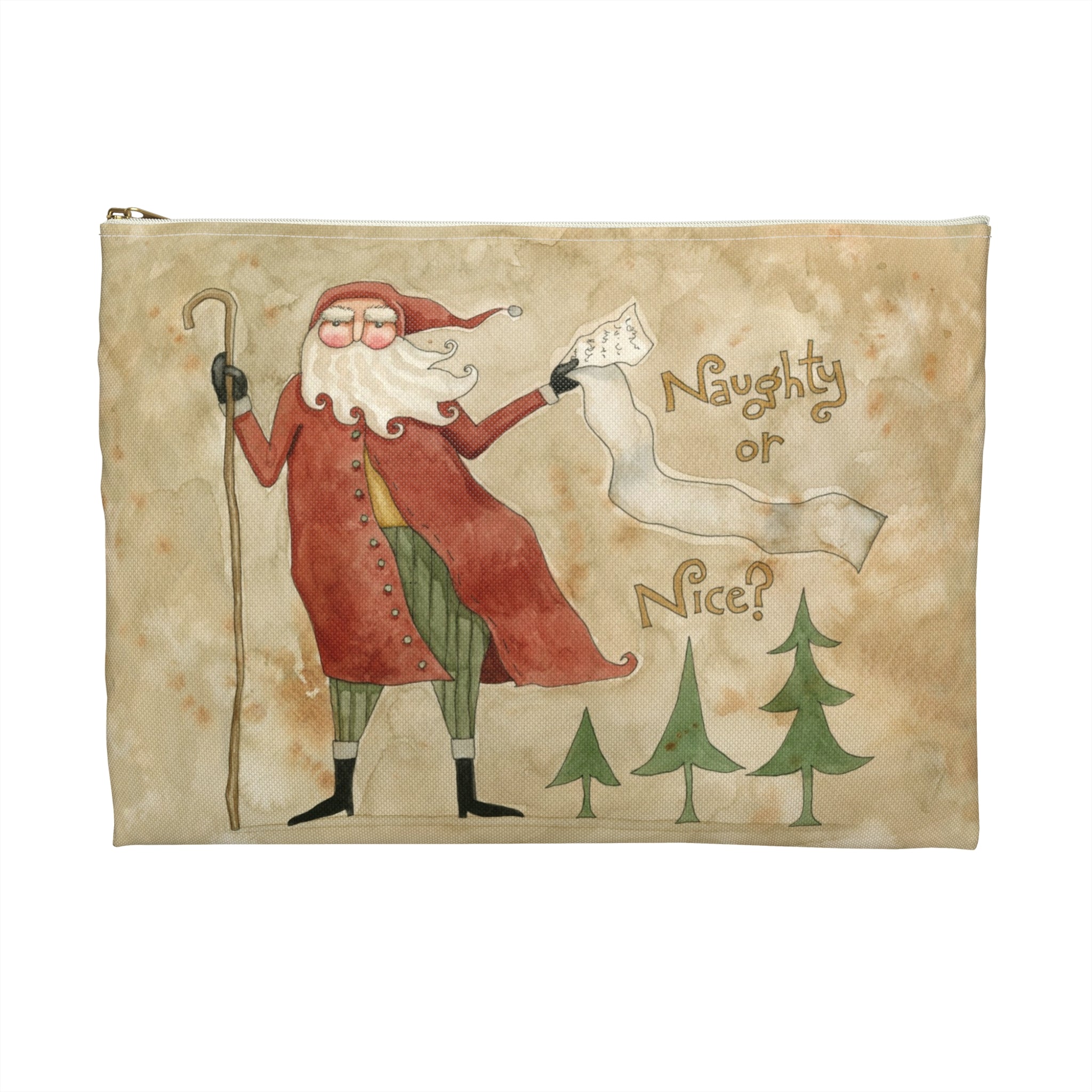 Naughty or Nice Accessory Pouch
