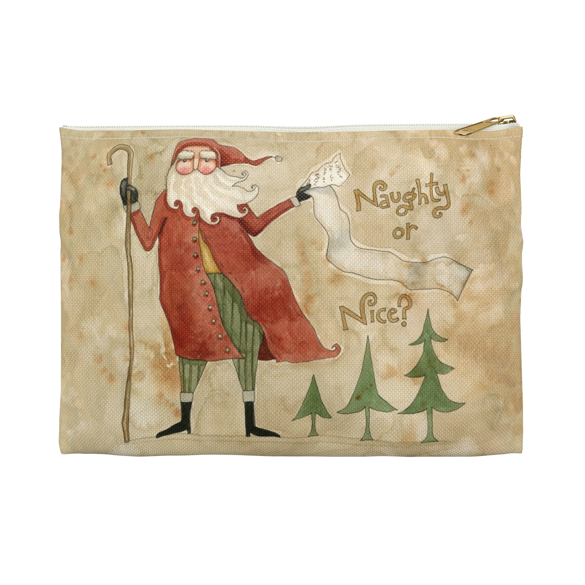 Naughty or Nice Accessory Pouch
