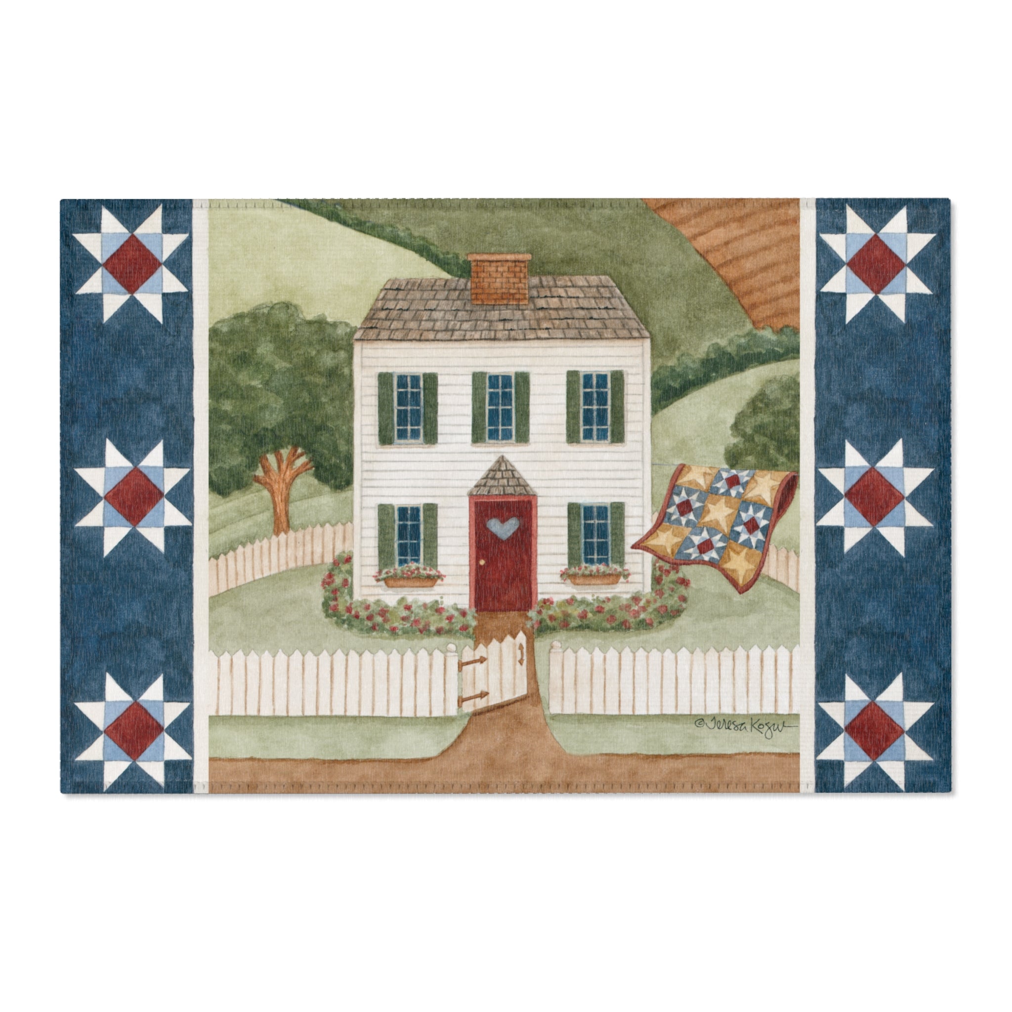 American Quilt House Area Rug