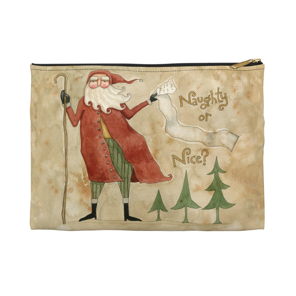 Naughty or Nice Accessory Pouch