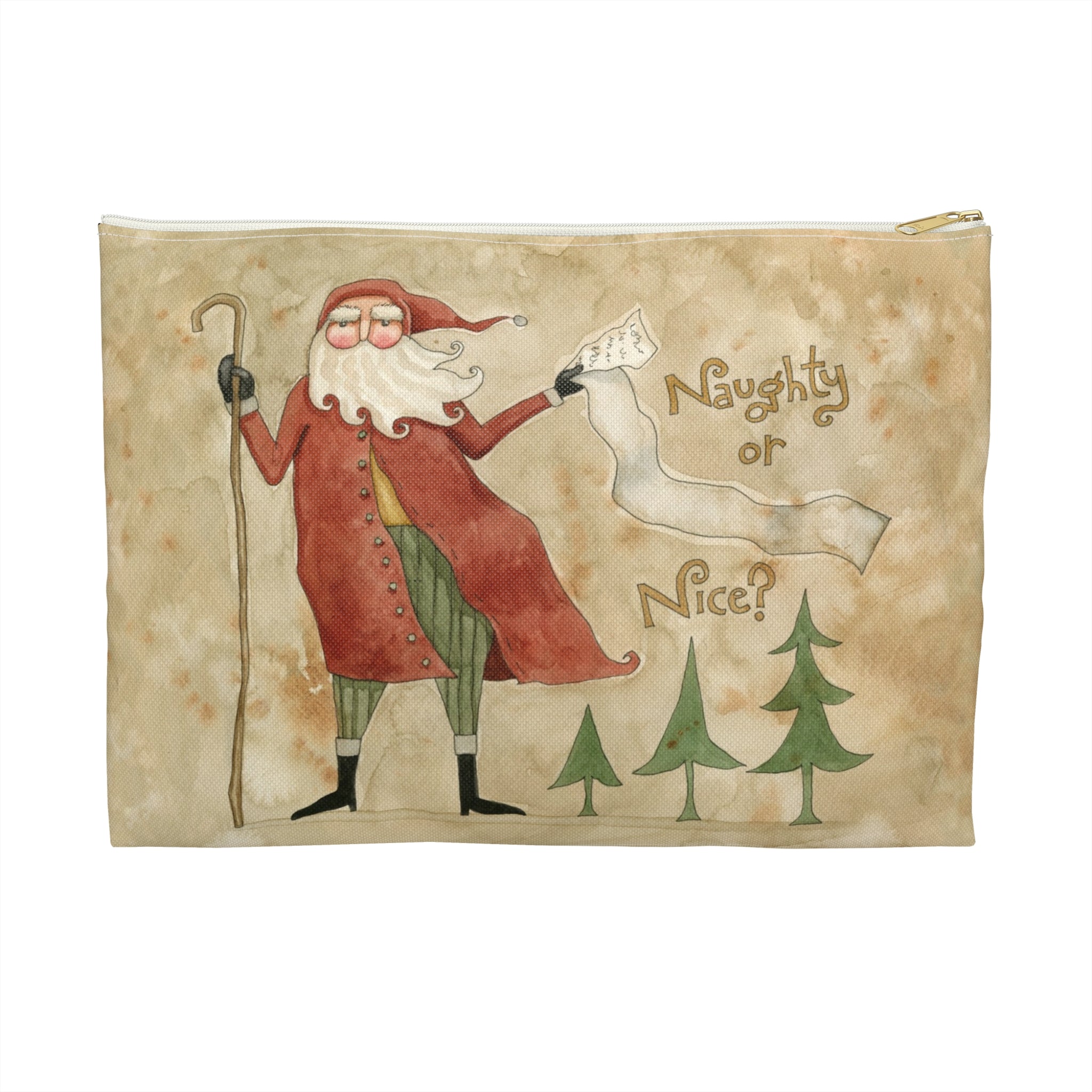 Naughty or Nice Accessory Pouch