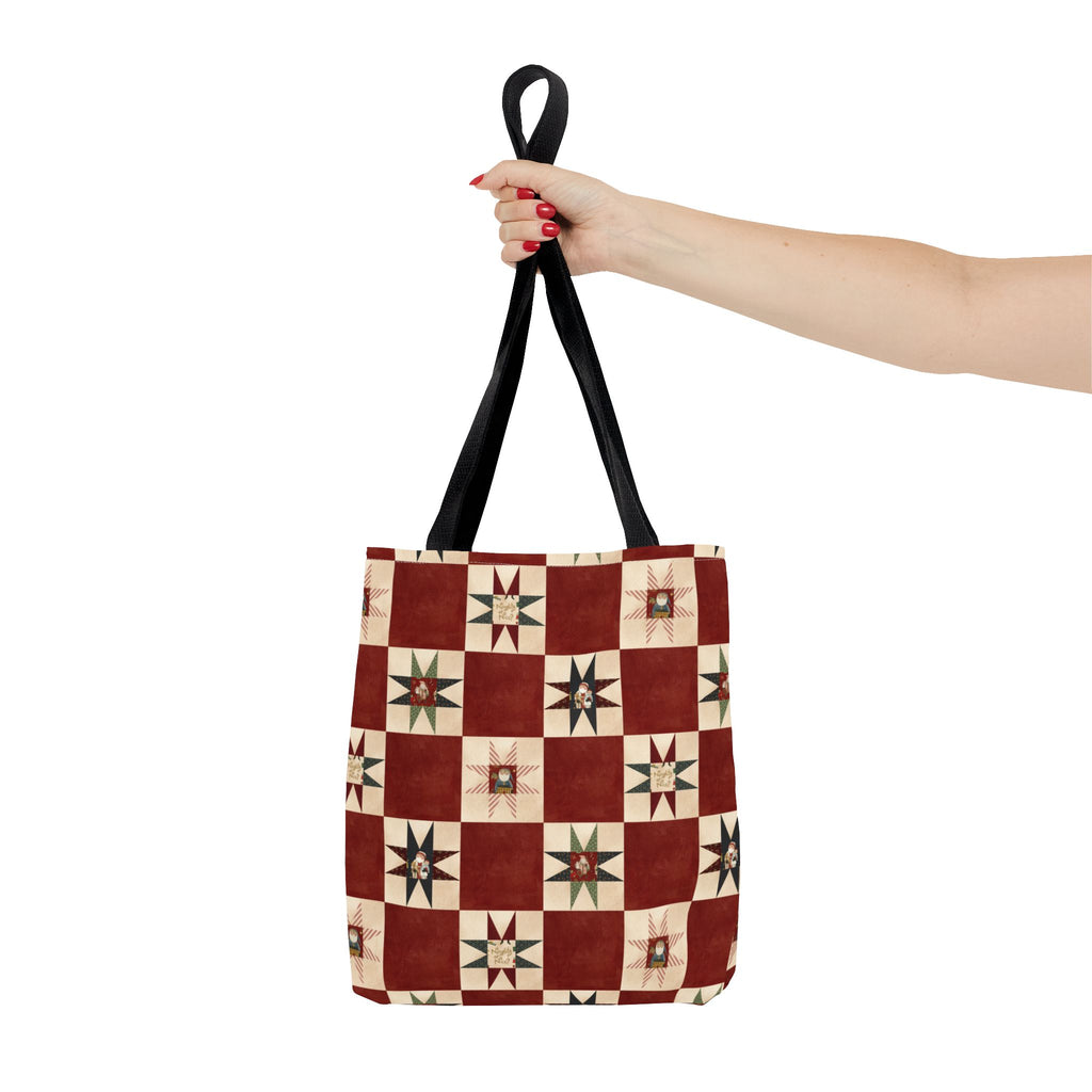 Naughty or Nice Quilt Block Tote