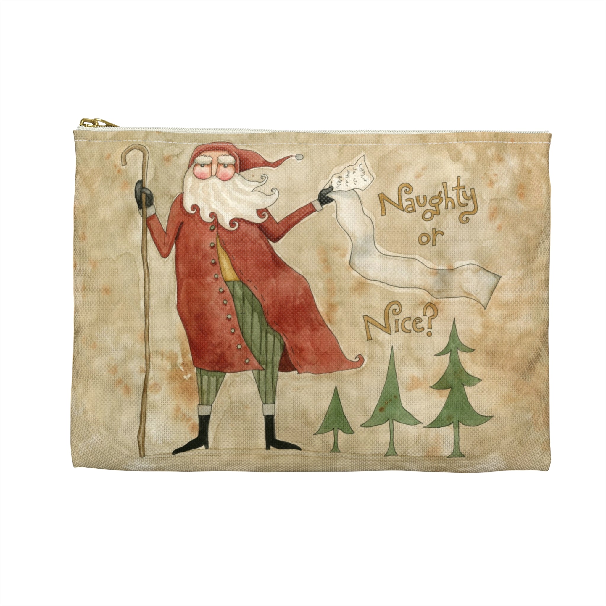 Naughty or Nice Accessory Pouch