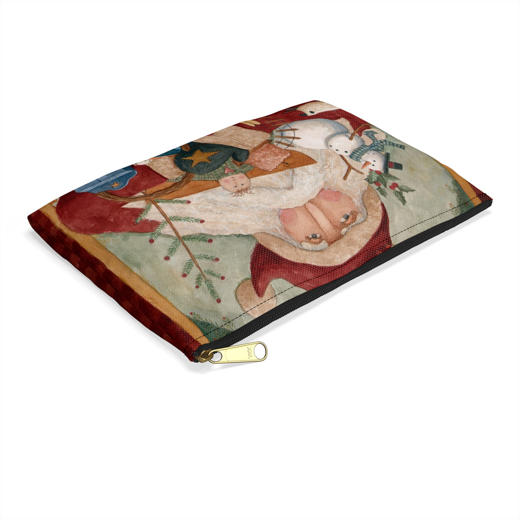 Christmas Primitives Accessory Pouch