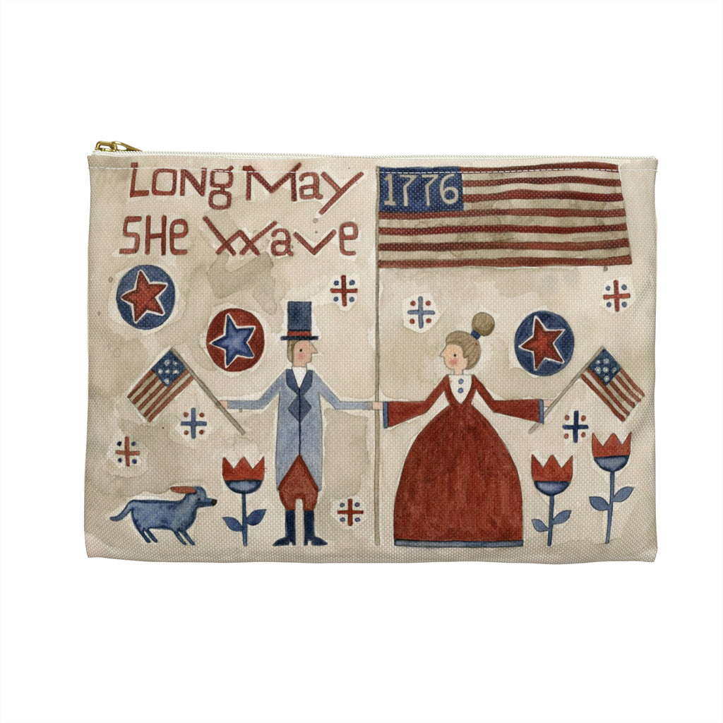 Long May She Wave Accessory Pouch