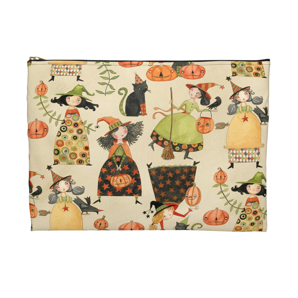 Halloween Whimsy Witches Accessory Pouch