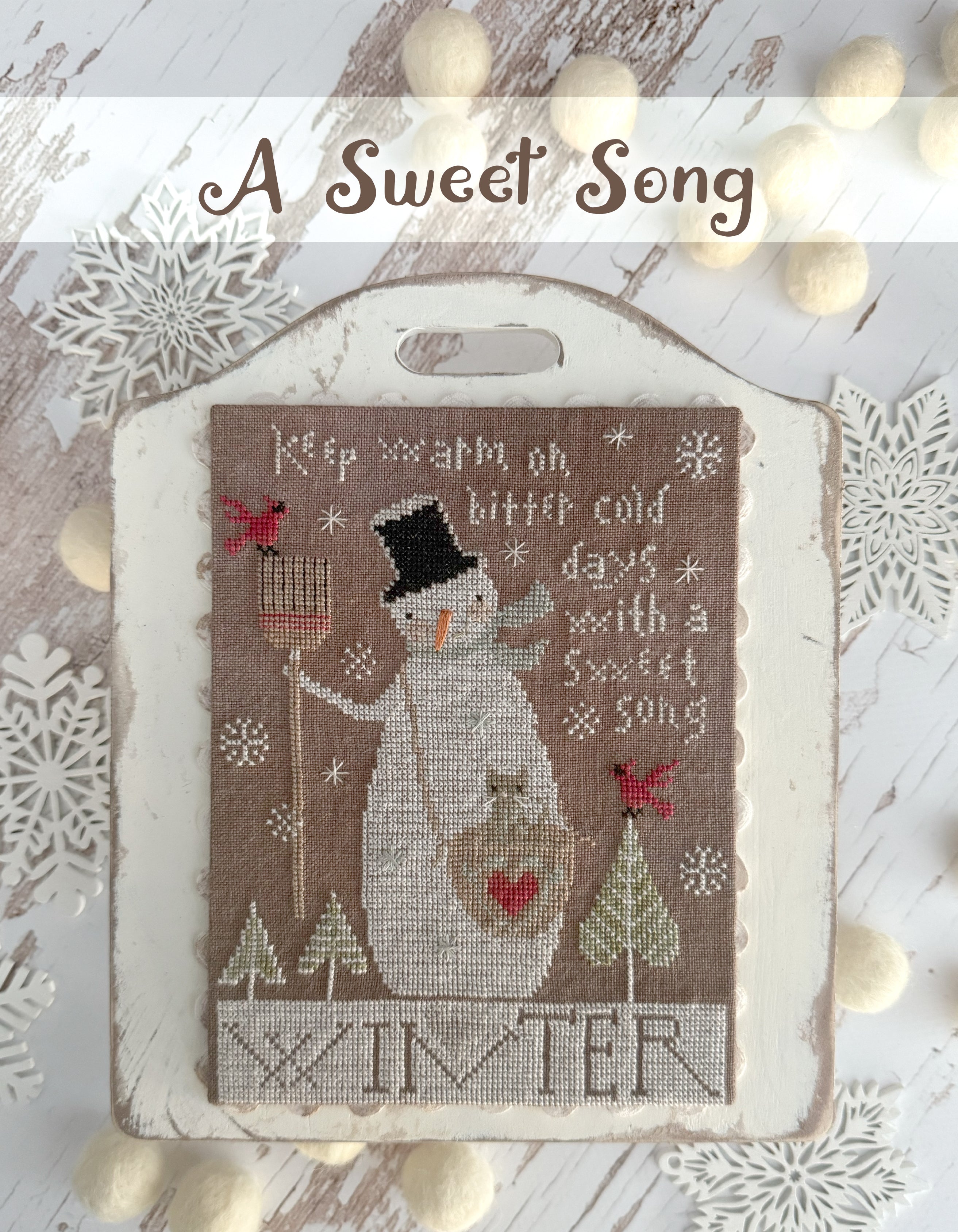 Hello Winter Cross Stitch Booklet