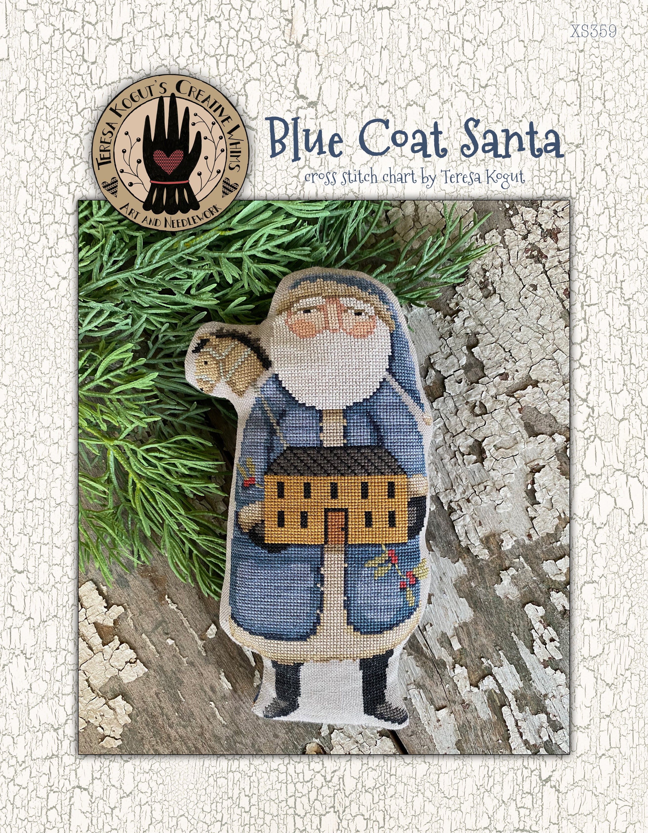 XS376 Blue Coat Santa booklet - NEW RELEASE