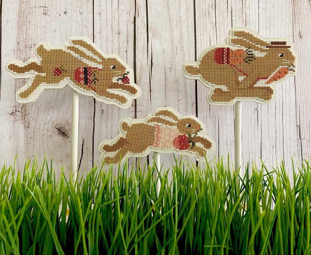 XS330 Bunny Thieves  Cross Stitch Chart