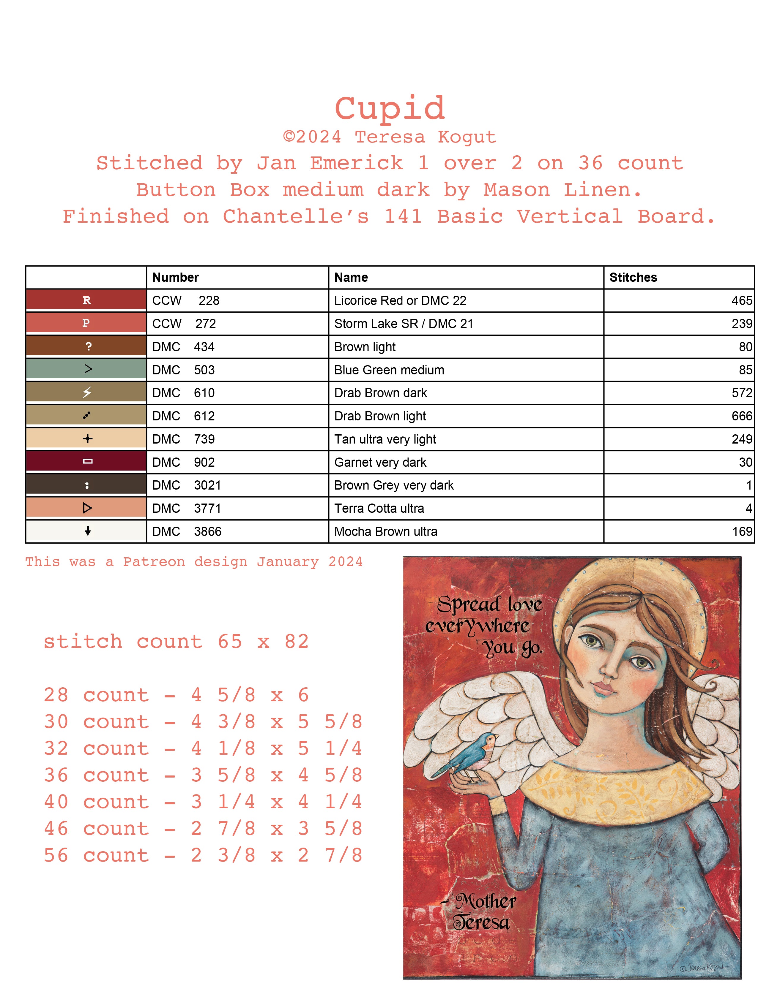 Hello Love Cross Stitch Booklet