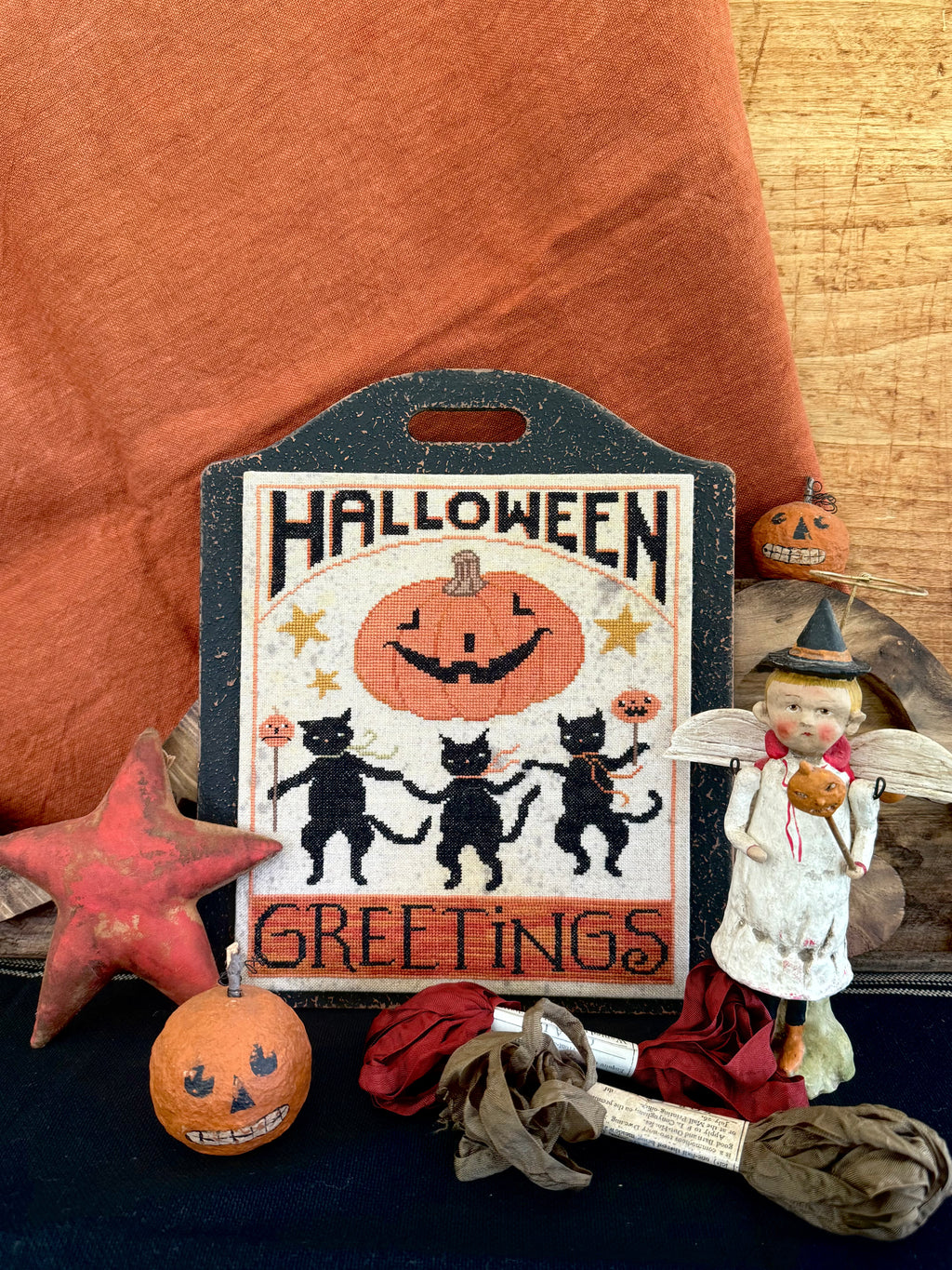 Hello Midnight Cross Stitch Booklet