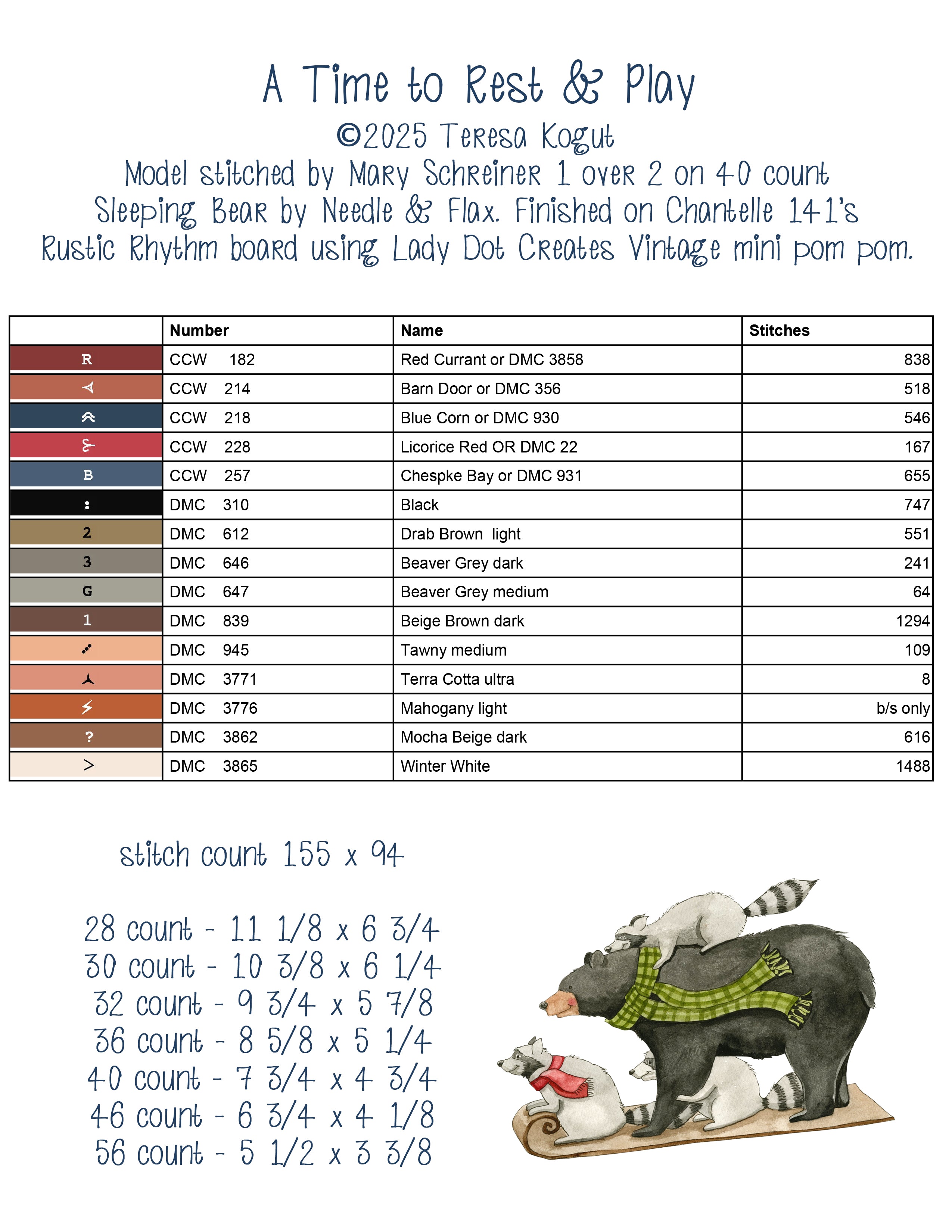 XS367 A Time to Rest booklet - NEW RELEASE