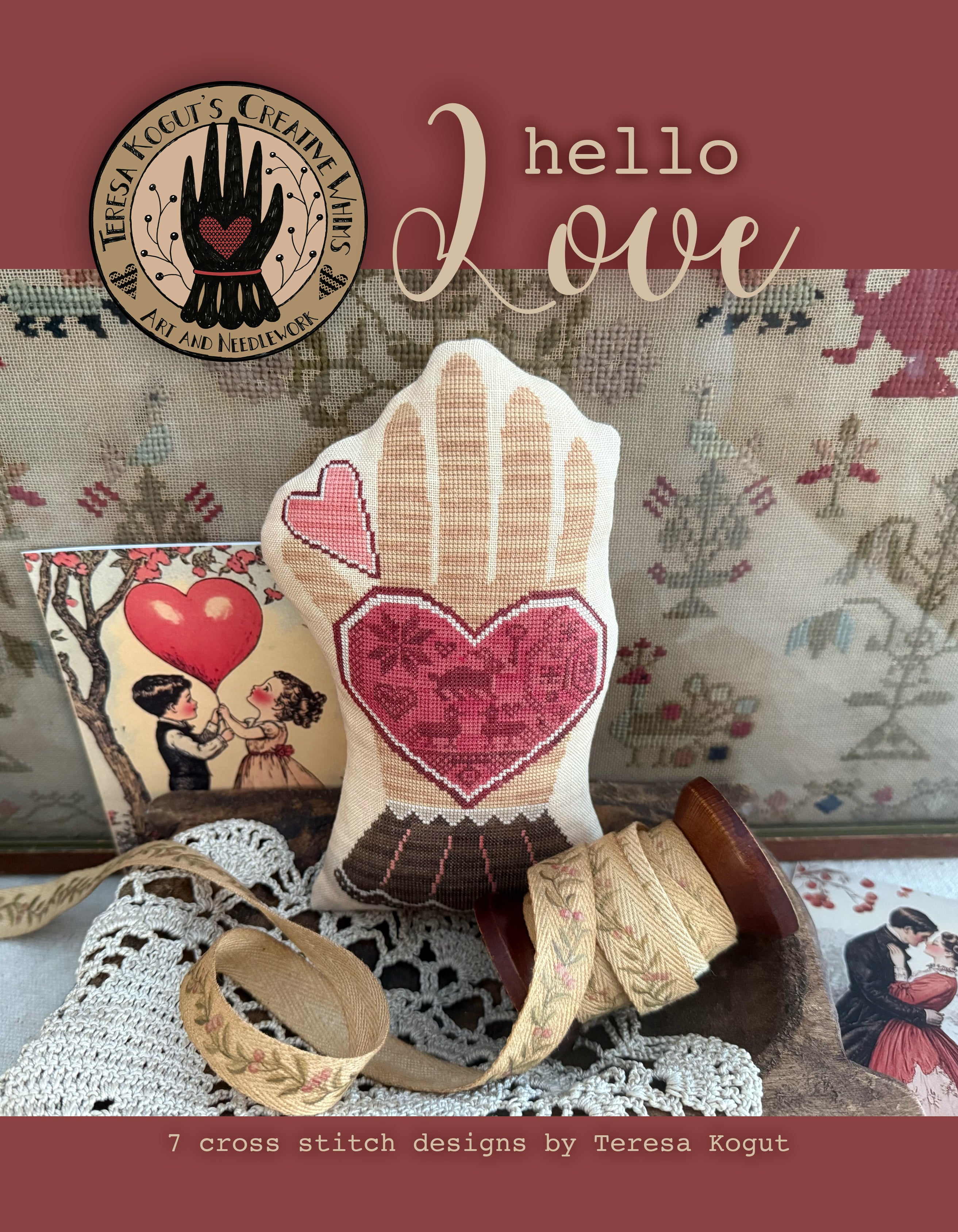 Hello Love Cross Stitch Booklet