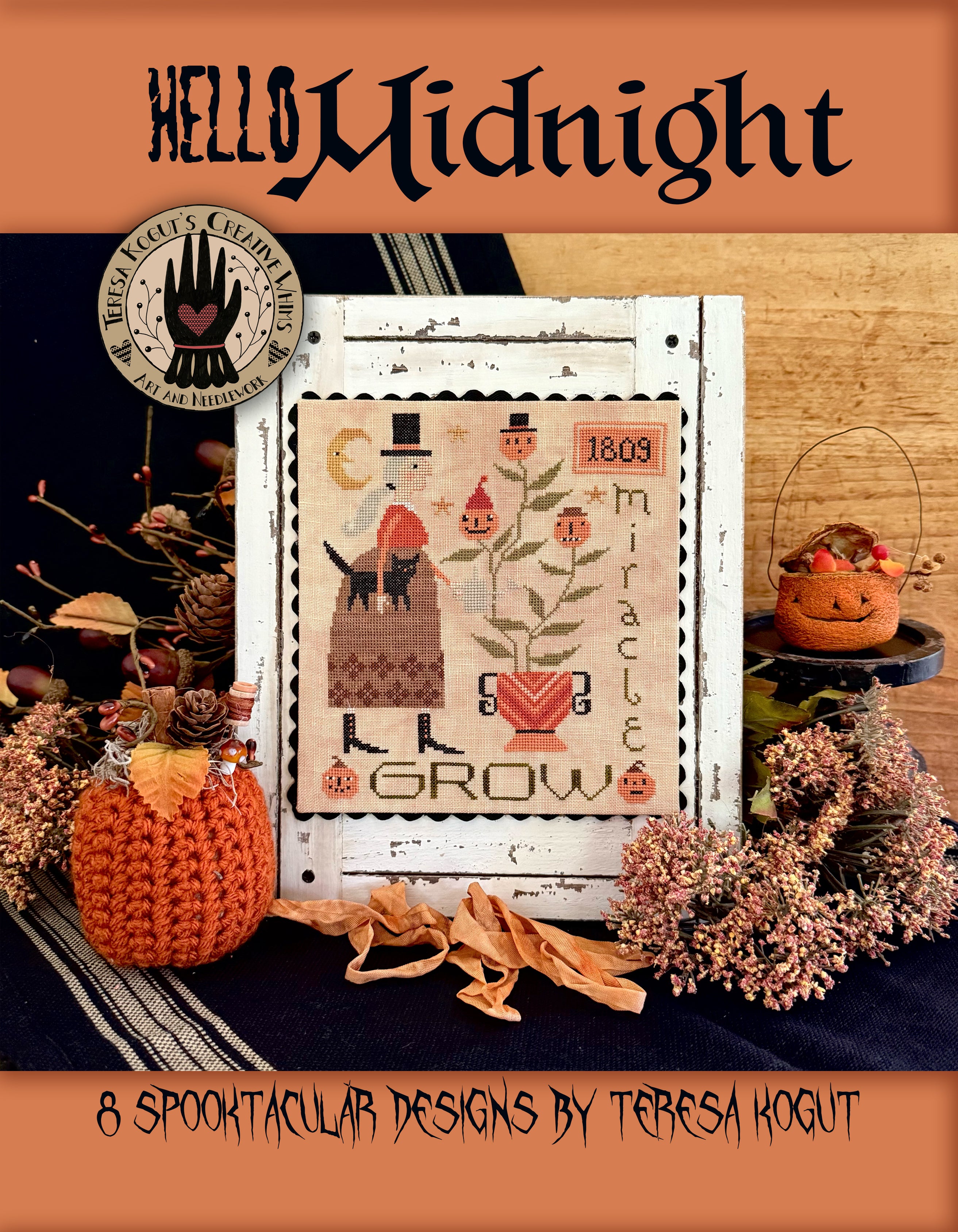 Hello Midnight Cross Stitch Booklet