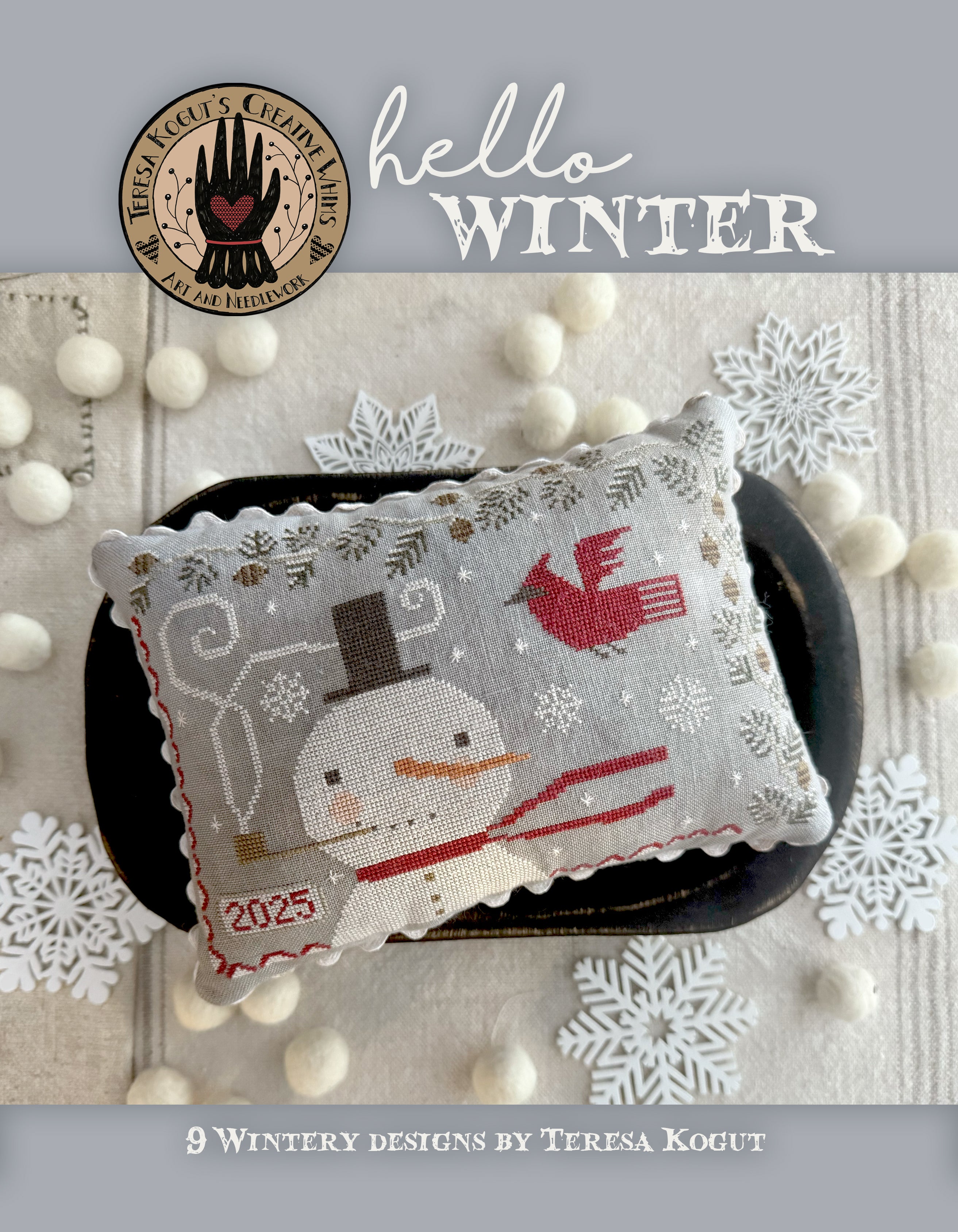 Hello Winter Cross Stitch Booklet – Creative Whims by Teresa Kogut