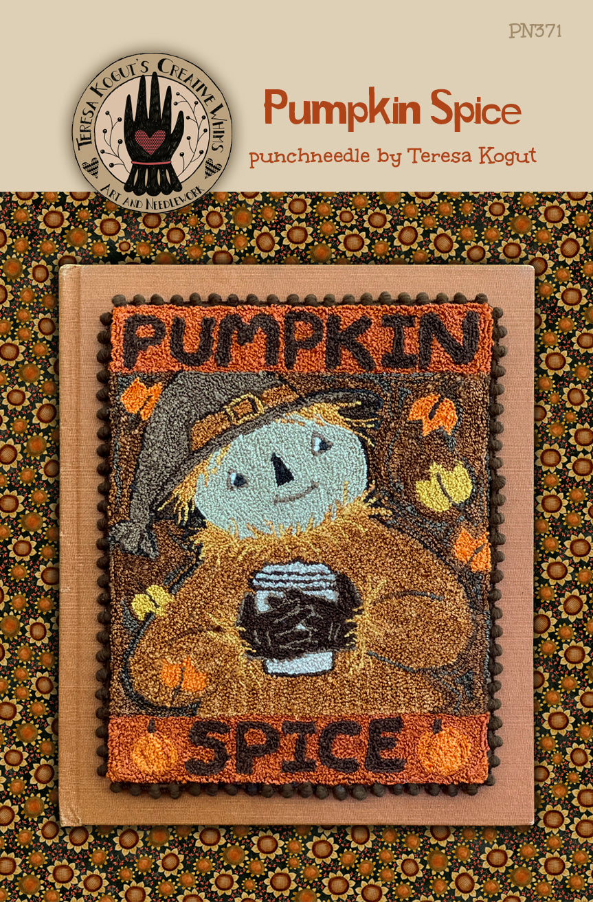 PN371 Pumpkin Spice Punchneedle Pattern