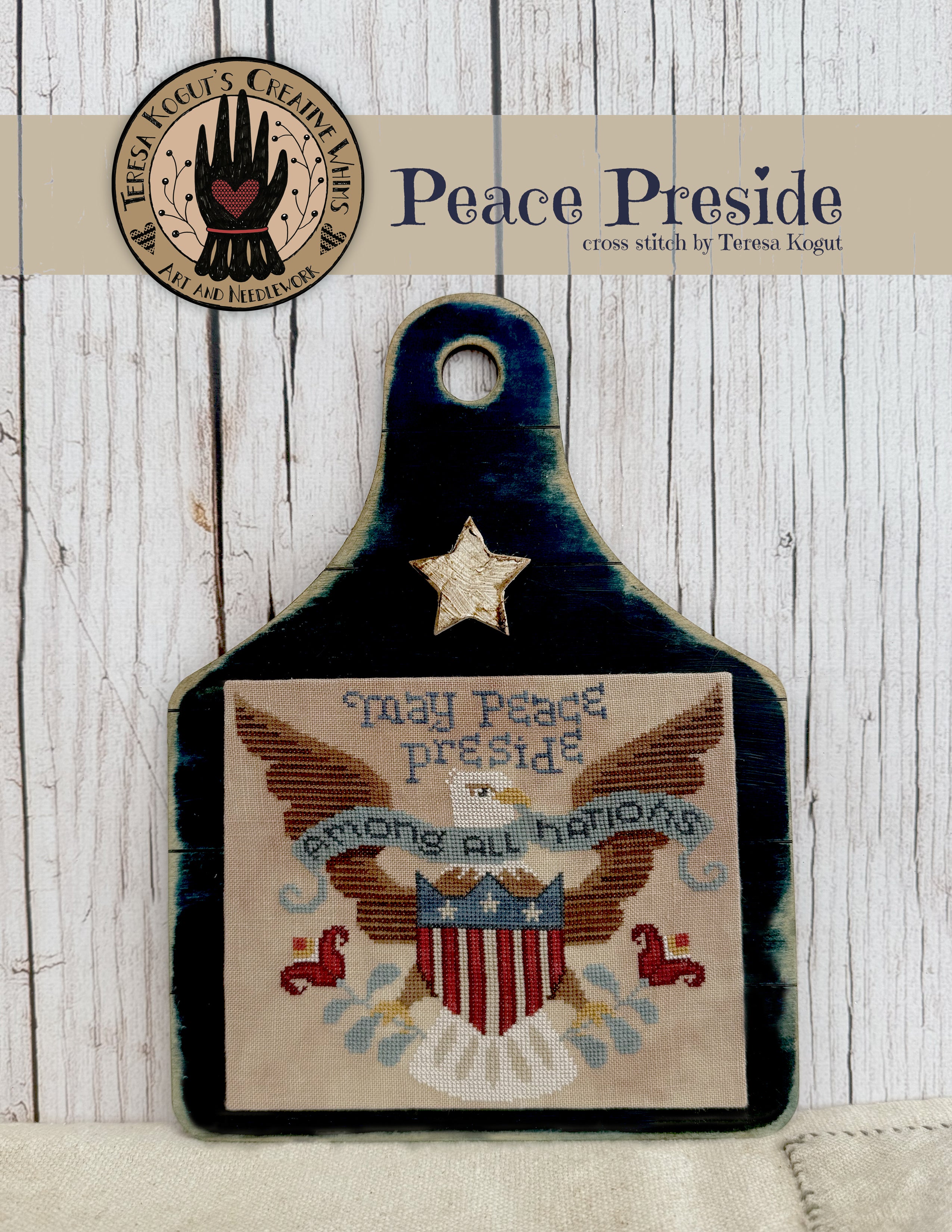 Peace Preside Cross Stitch Chart PDF